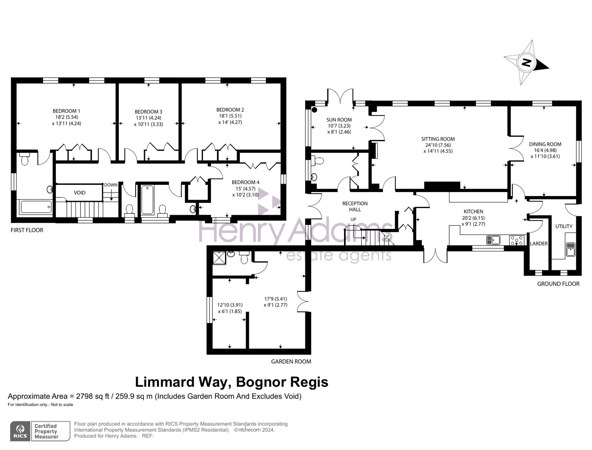 1 Limmard Way, Felpham, PO22 floorplan