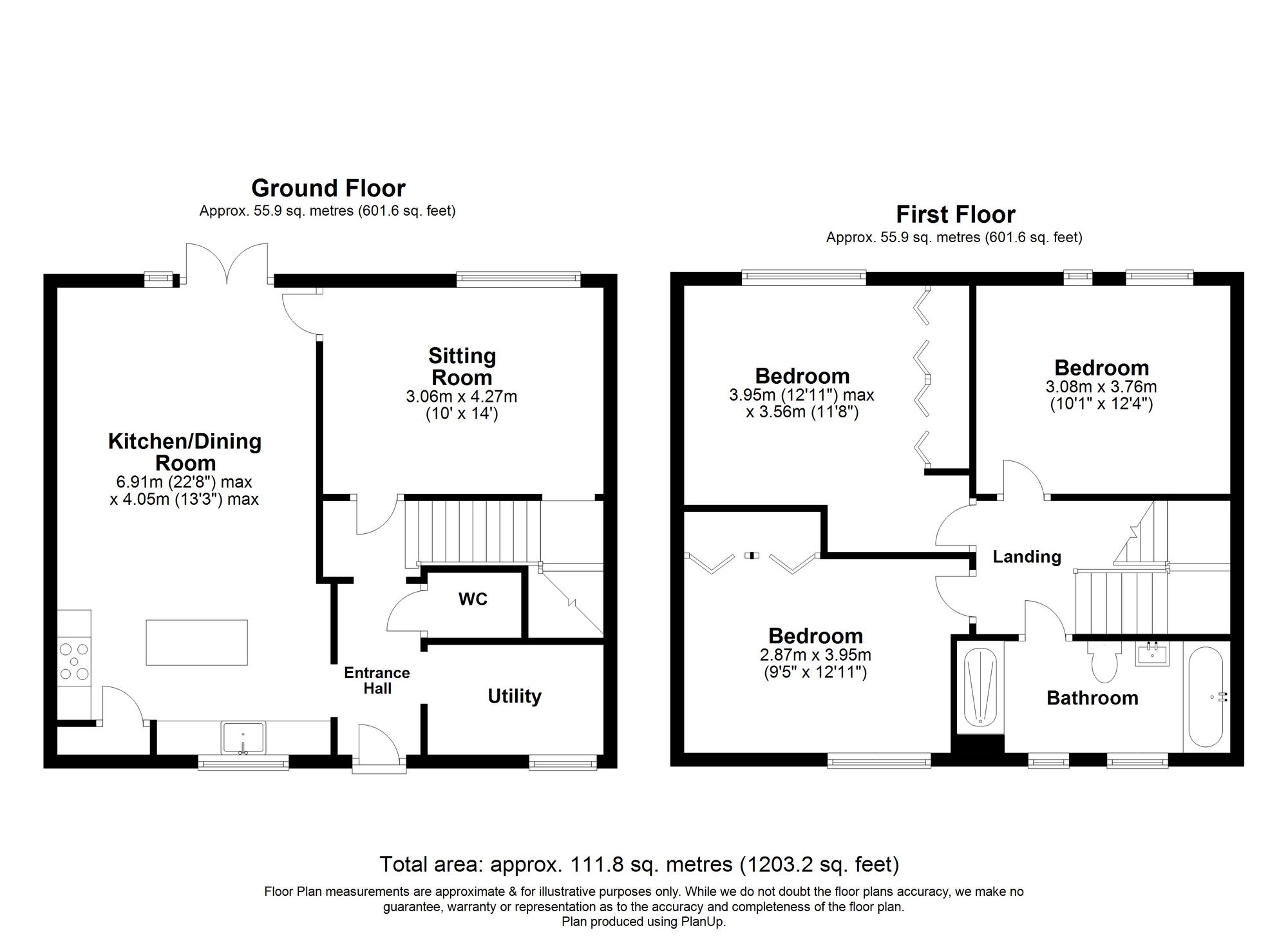 3 Bedroom  For Sale - Truman Place, Chicksands, SG17 Floor Plan