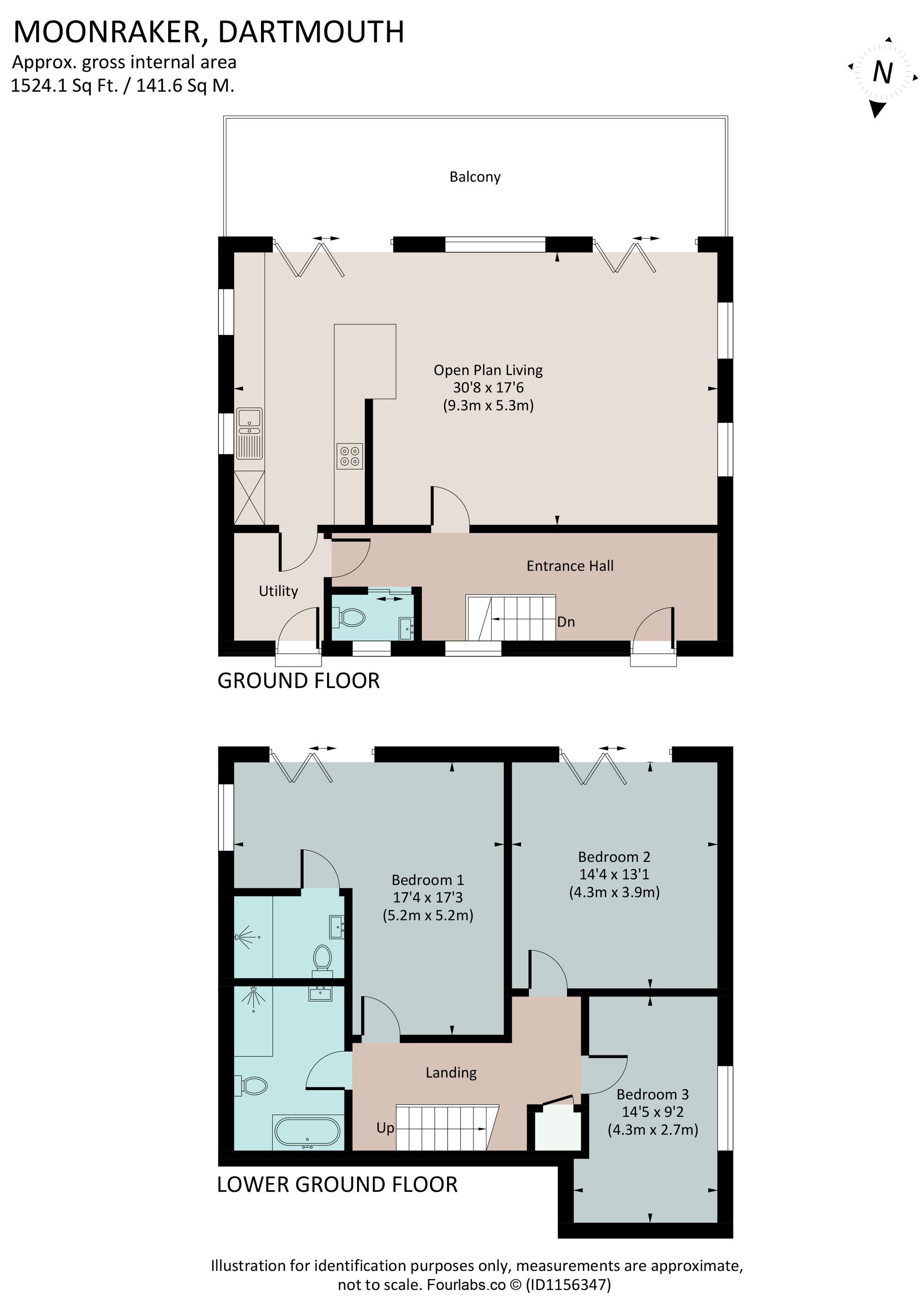 Moonraker, Dartmouth floorplan