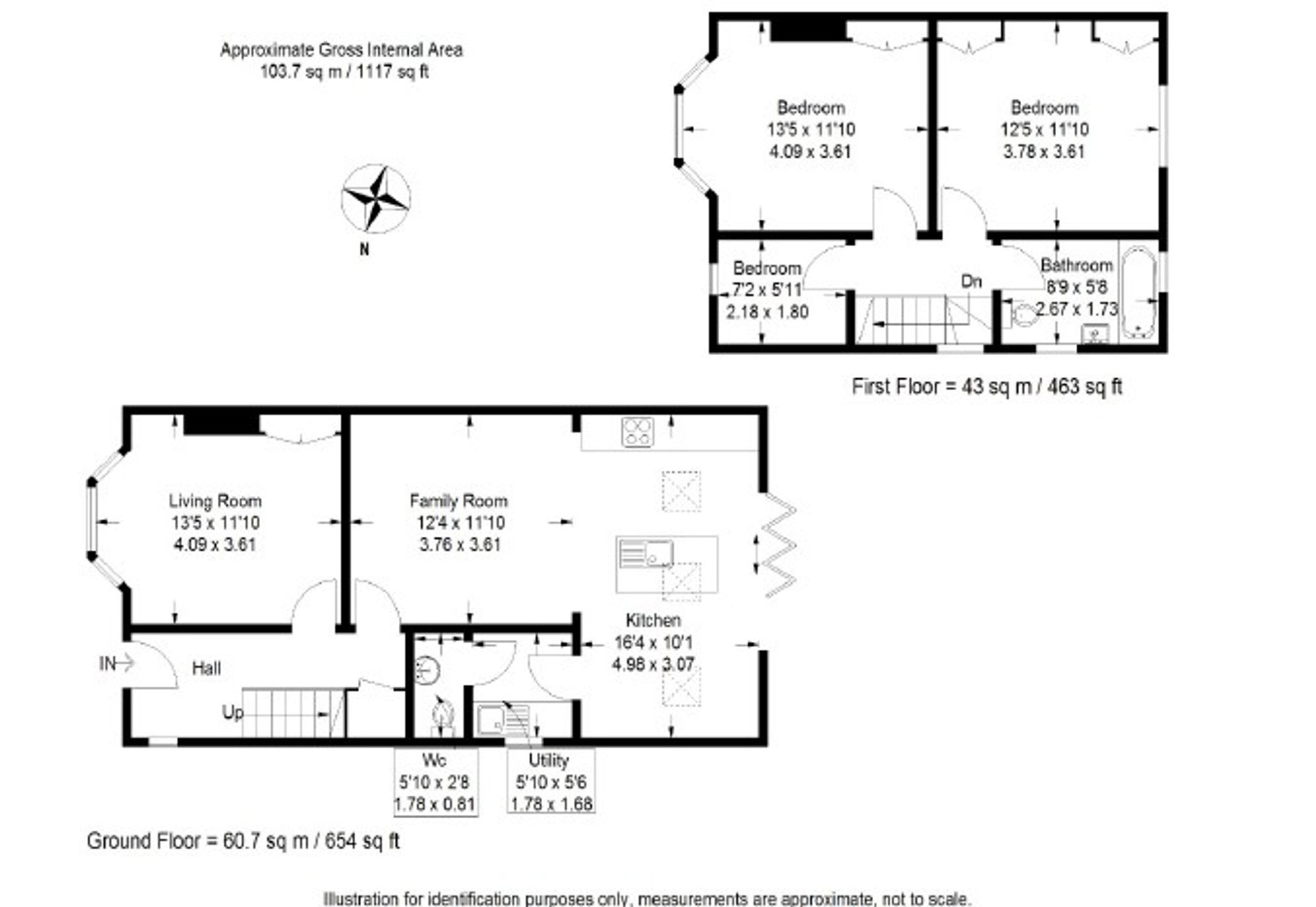Floorplan for Beech Road, Harrogate, HG2