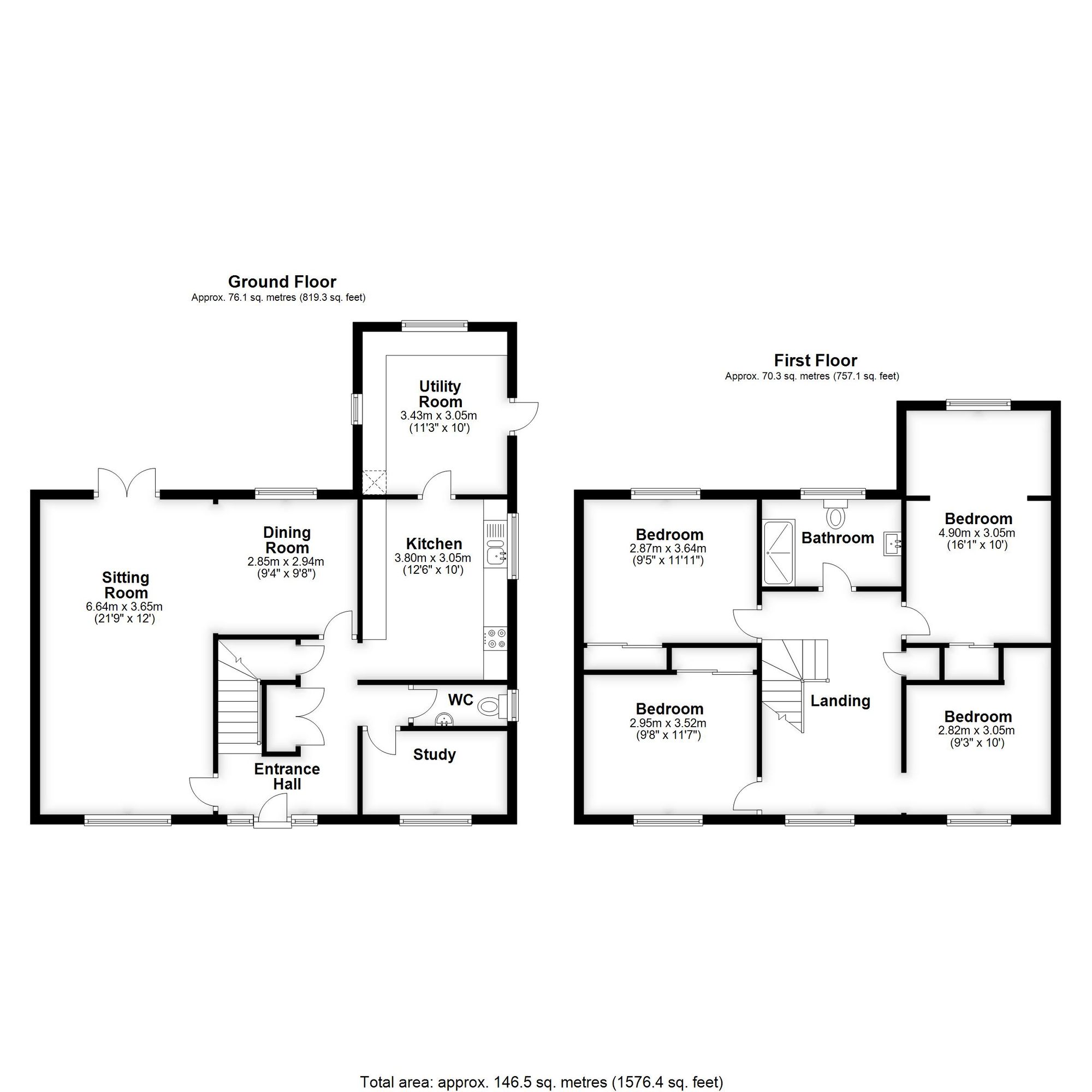 4 Bedroom  For Sale - Station Road, Baldock, SG7