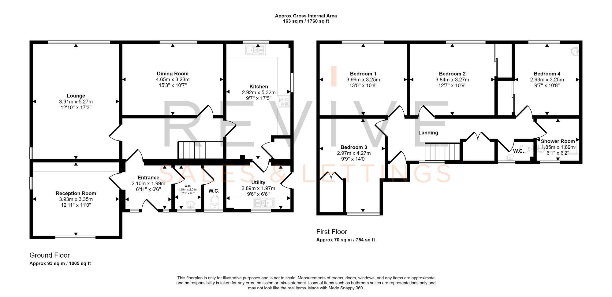 Floor plan for 4 Bedroom Other, Southport Road, Scarisbrick, L40
