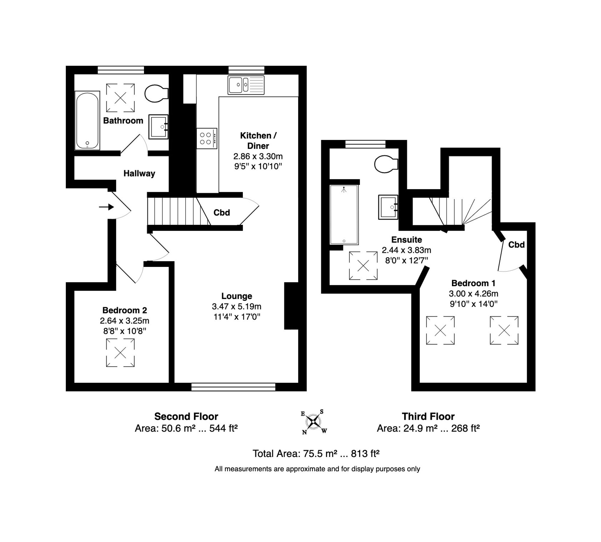 Floorplan for Dragon Parade, Harrogate, HG1