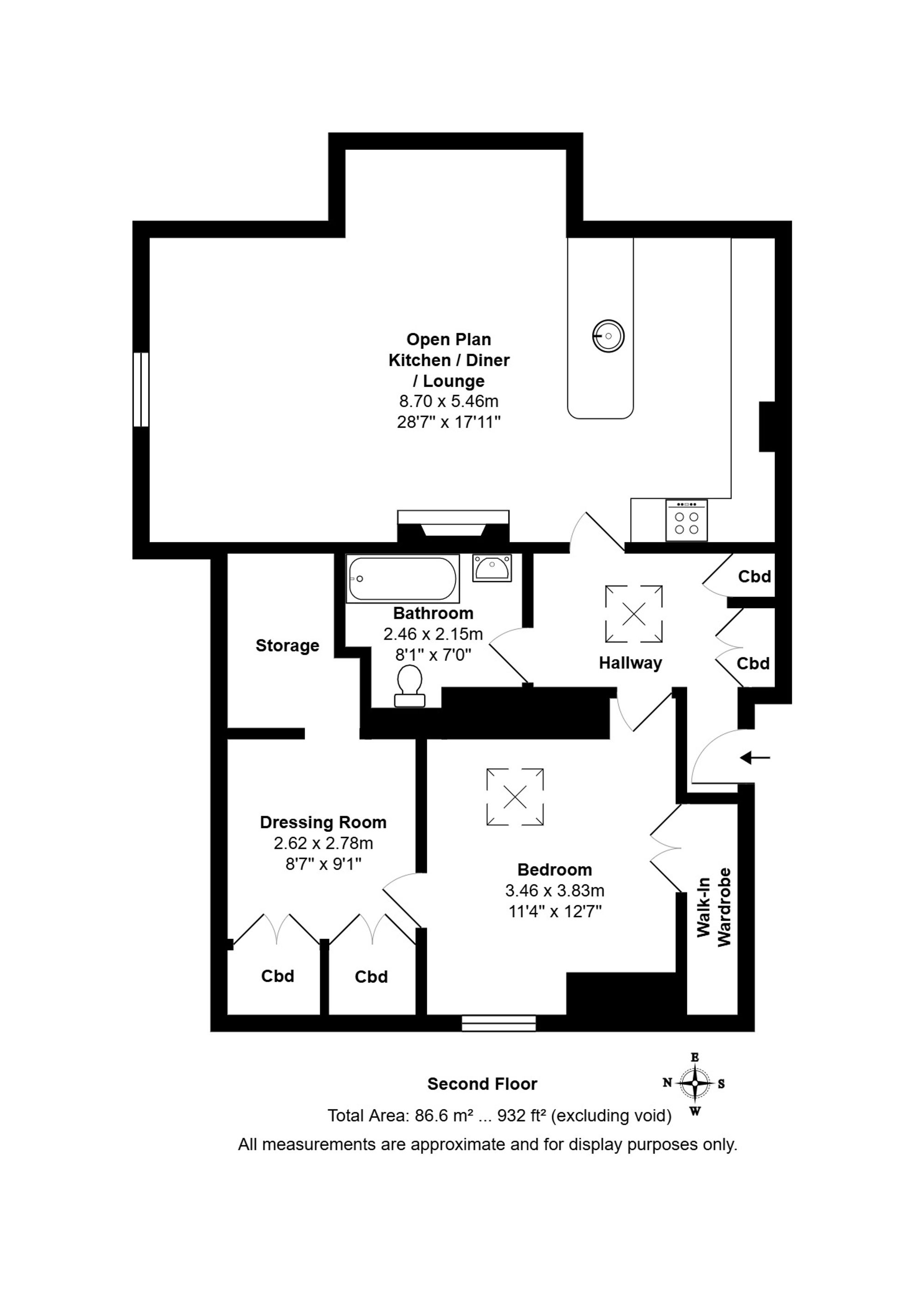 Floorplan for Moor Park, Beckwithshaw, HG3