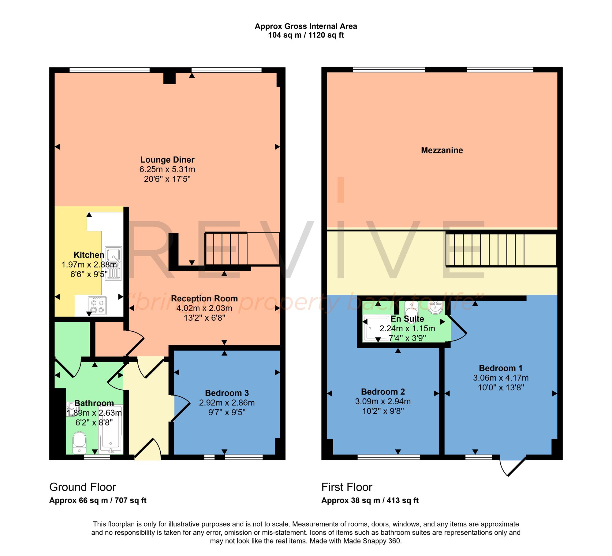 Floor plan for 3 Bedroom Flat, Hatton Garden, Liverpool, L3