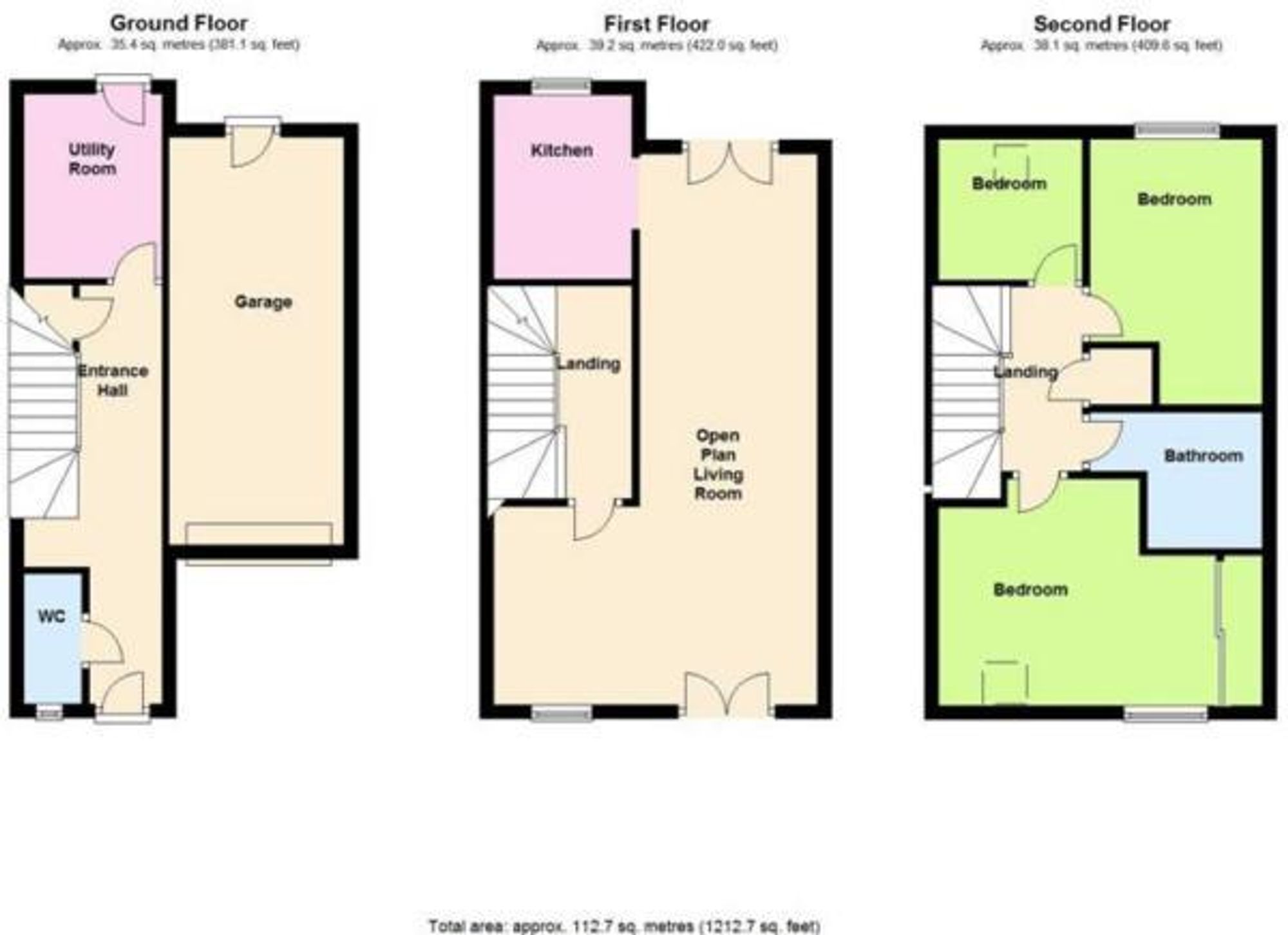 Fosse Close, Burbage, LE10 Floorplan