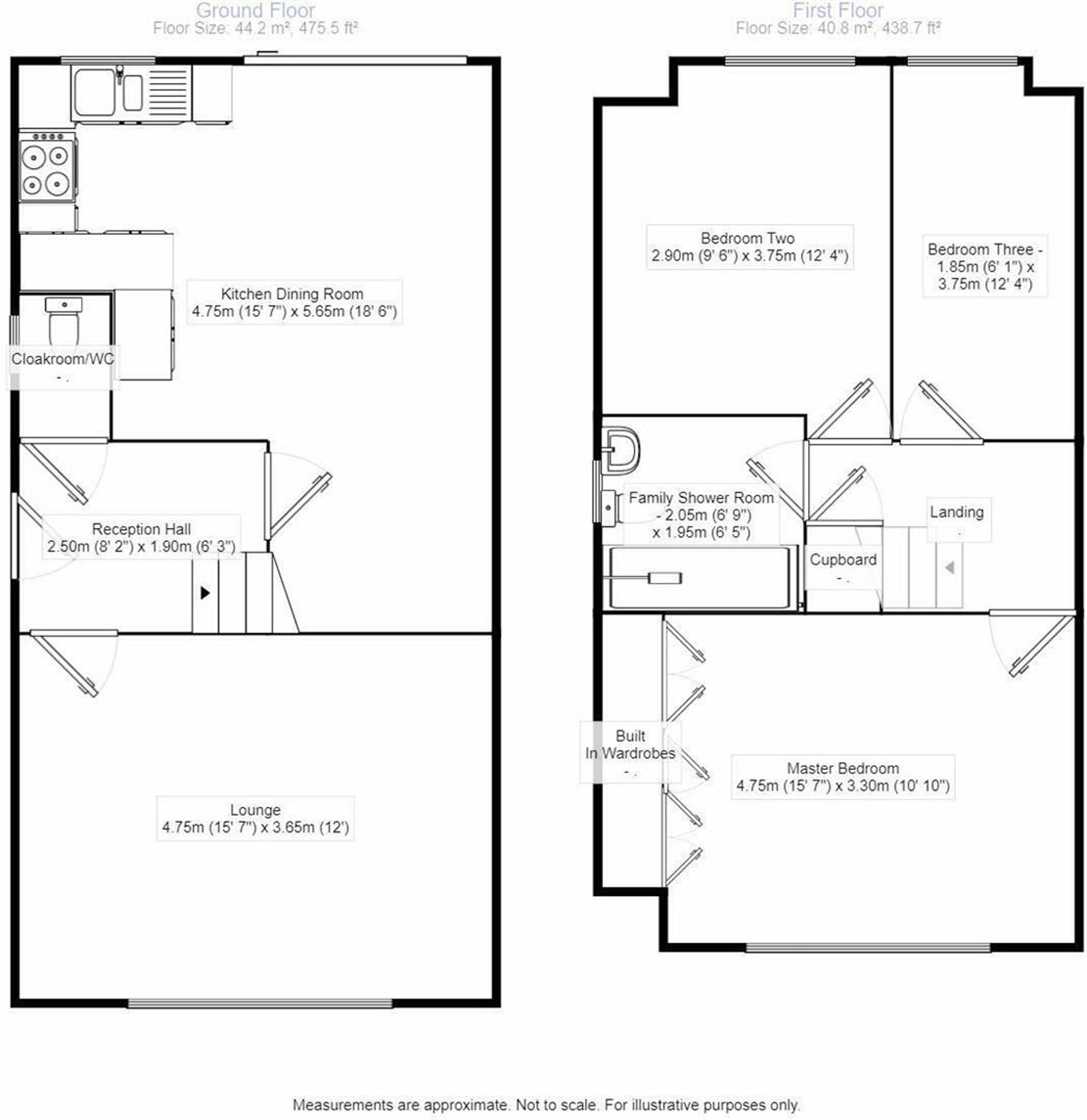 Pine Close, Stoke Golding, CV13 Floorplan