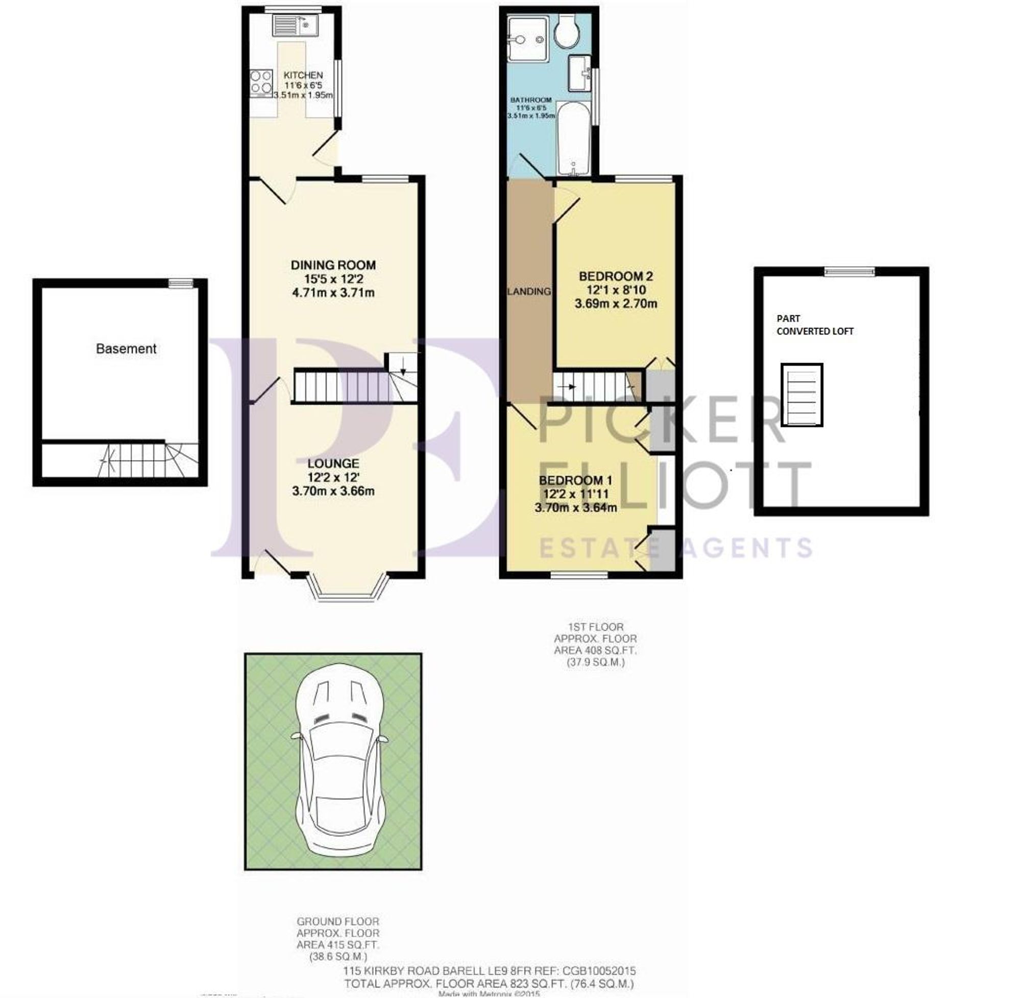 Kirkby Road, Barwell, LE9 Floorplan