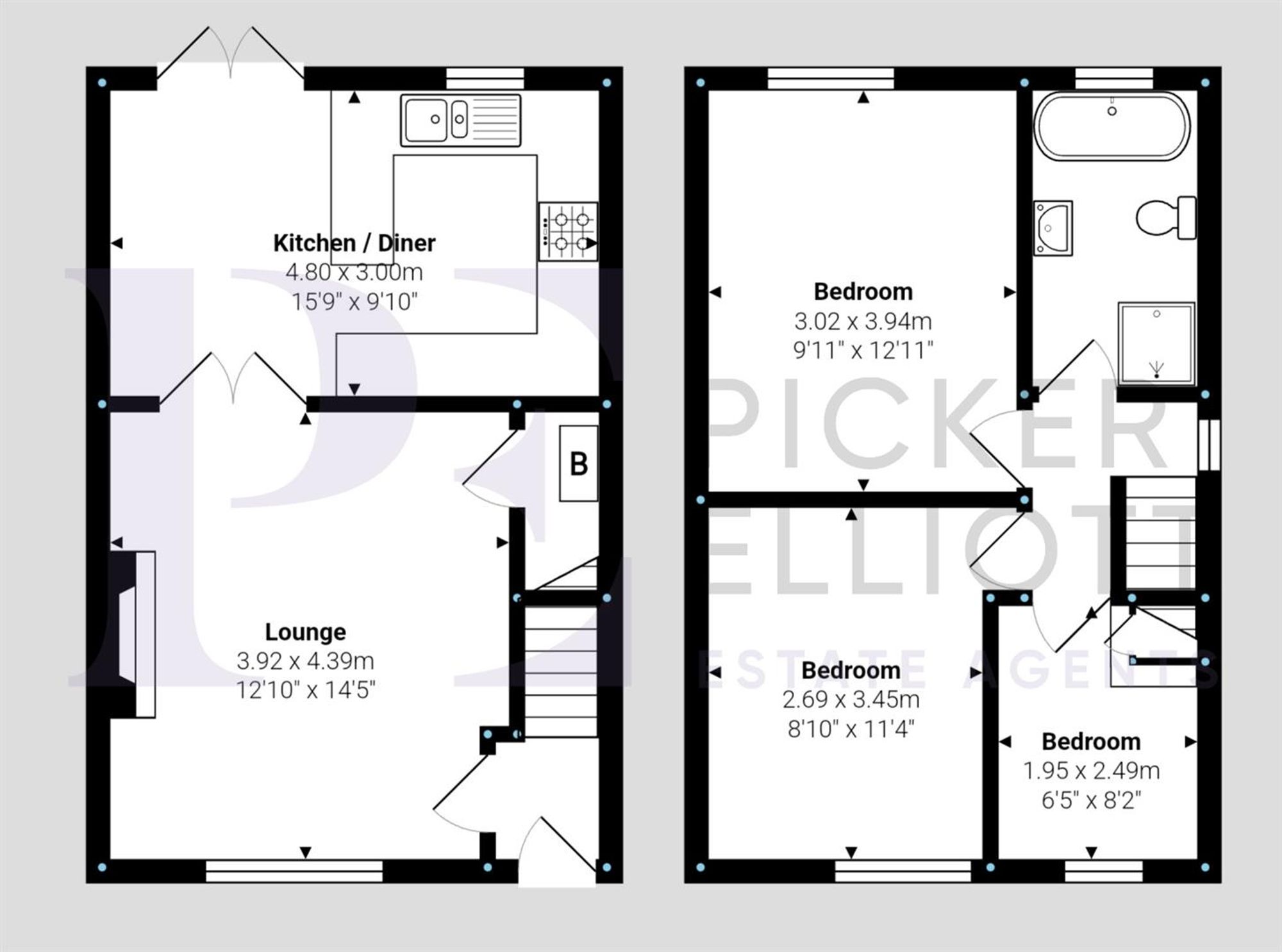 Rutland Avenue, Hinckley, LE10 Floorplan