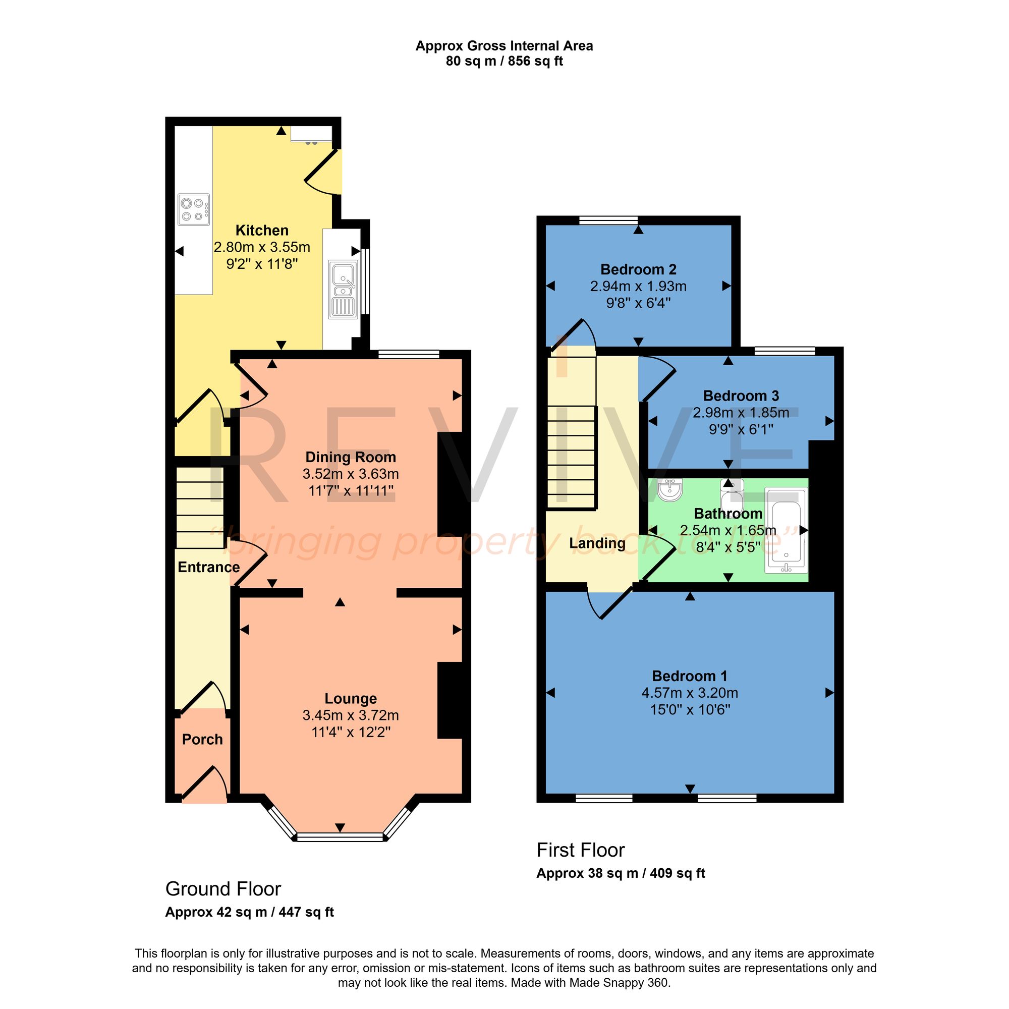 Floor plan for 3 Bedroom Other, Newburn Street, Liverpool, L4