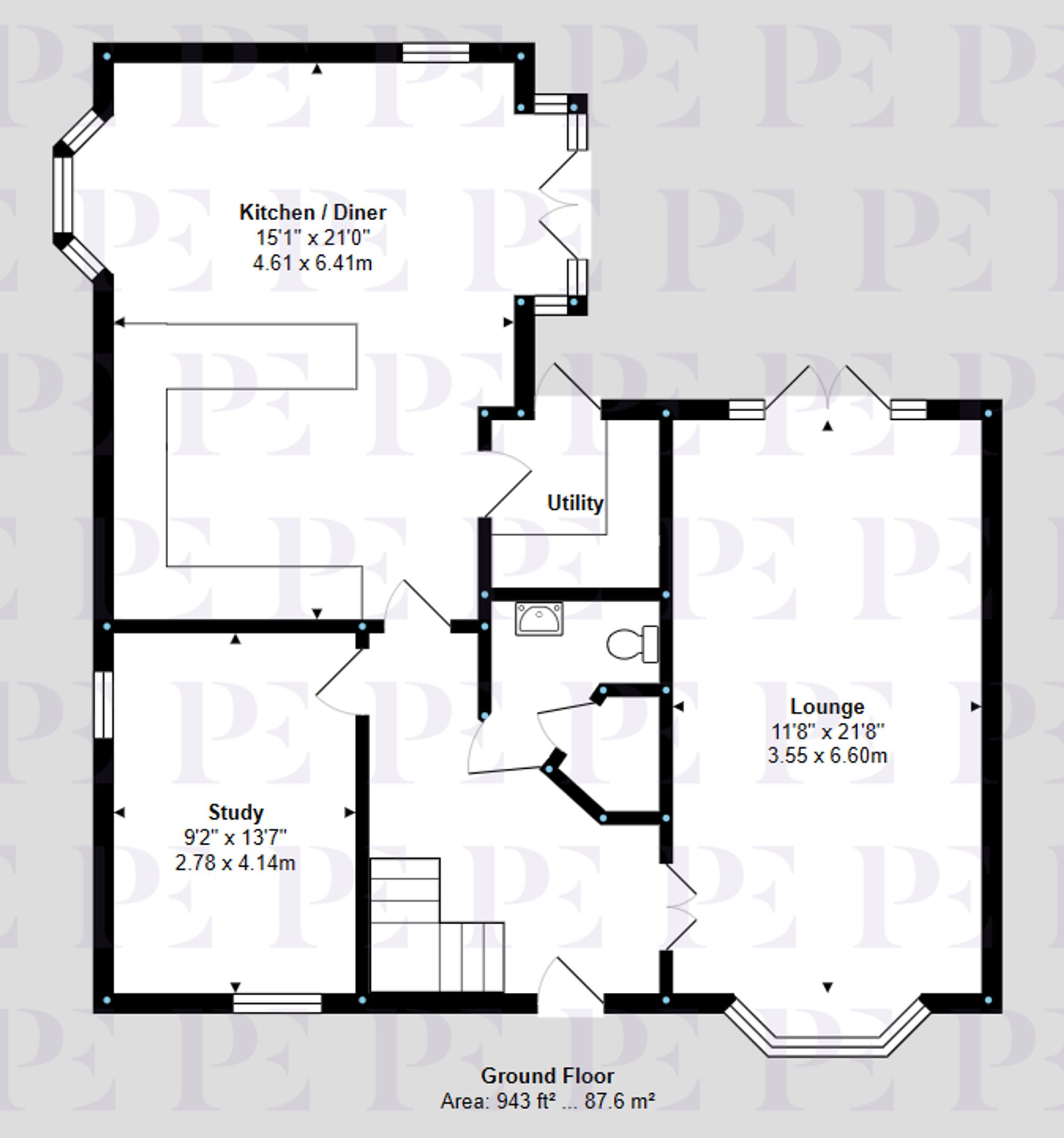 Kensington Avenue, Burbage, LE10 Floorplan