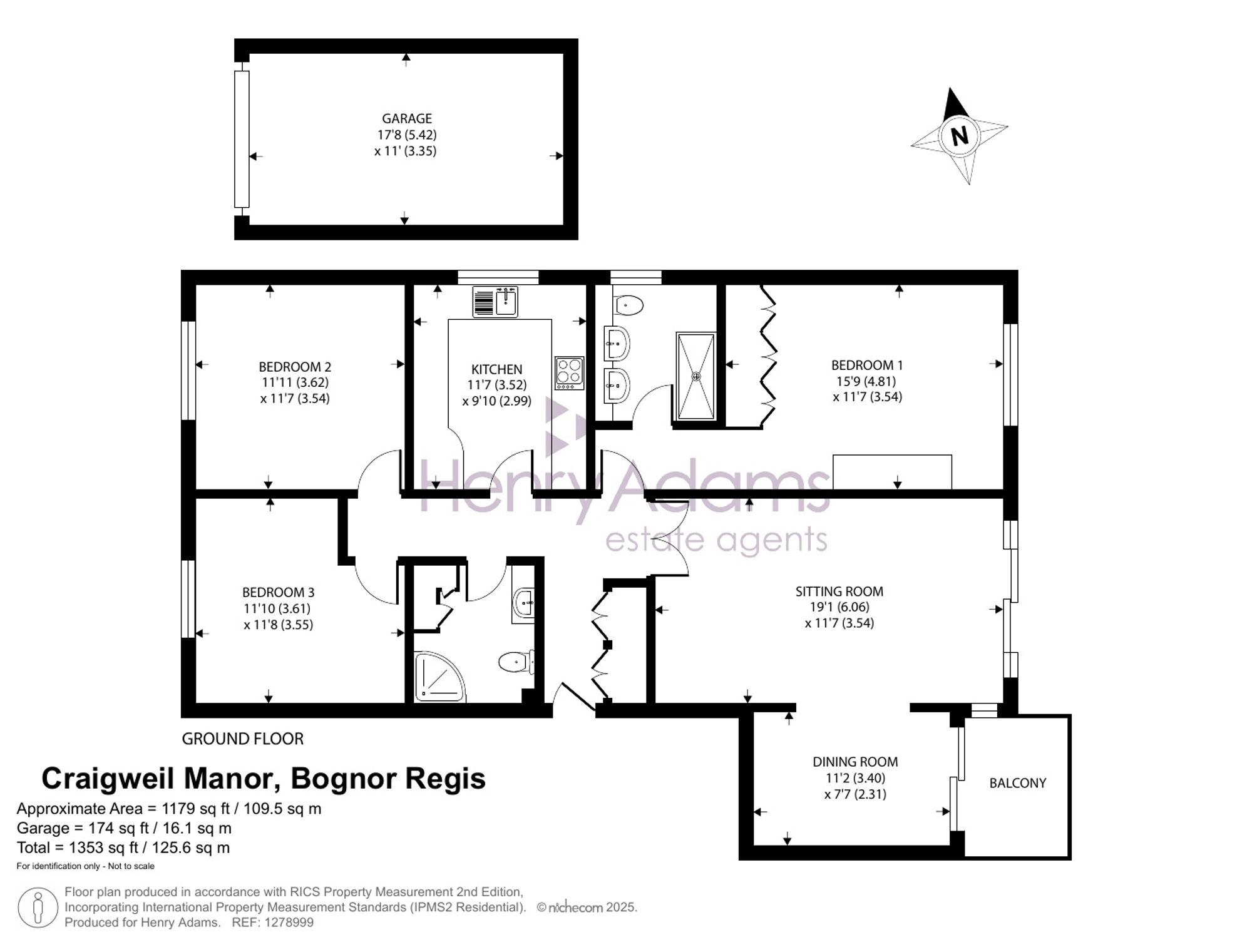 Craigweil Manor, Bognor Regis, PO21 floorplan