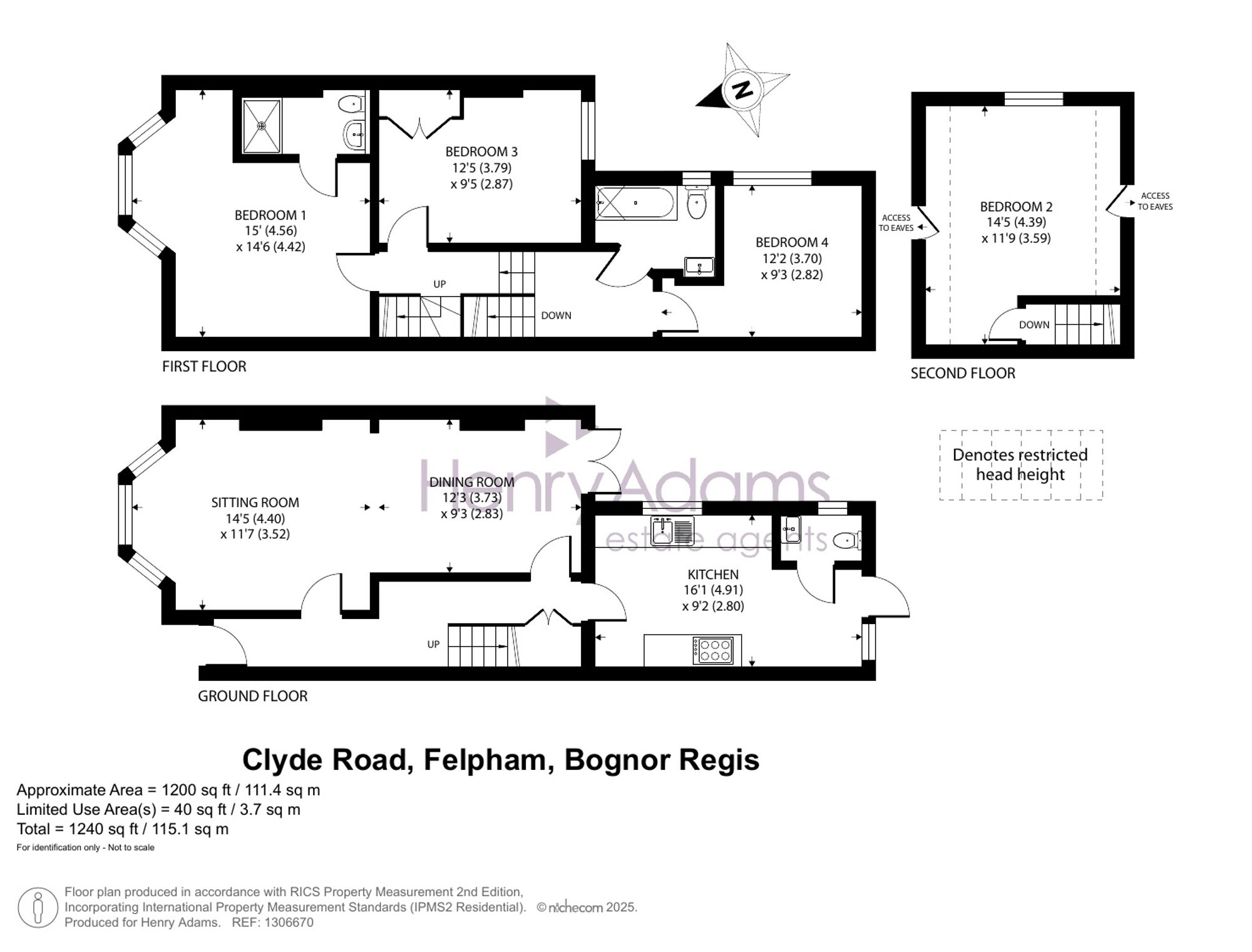 Clyde Road, Felpham, PO22 floorplan