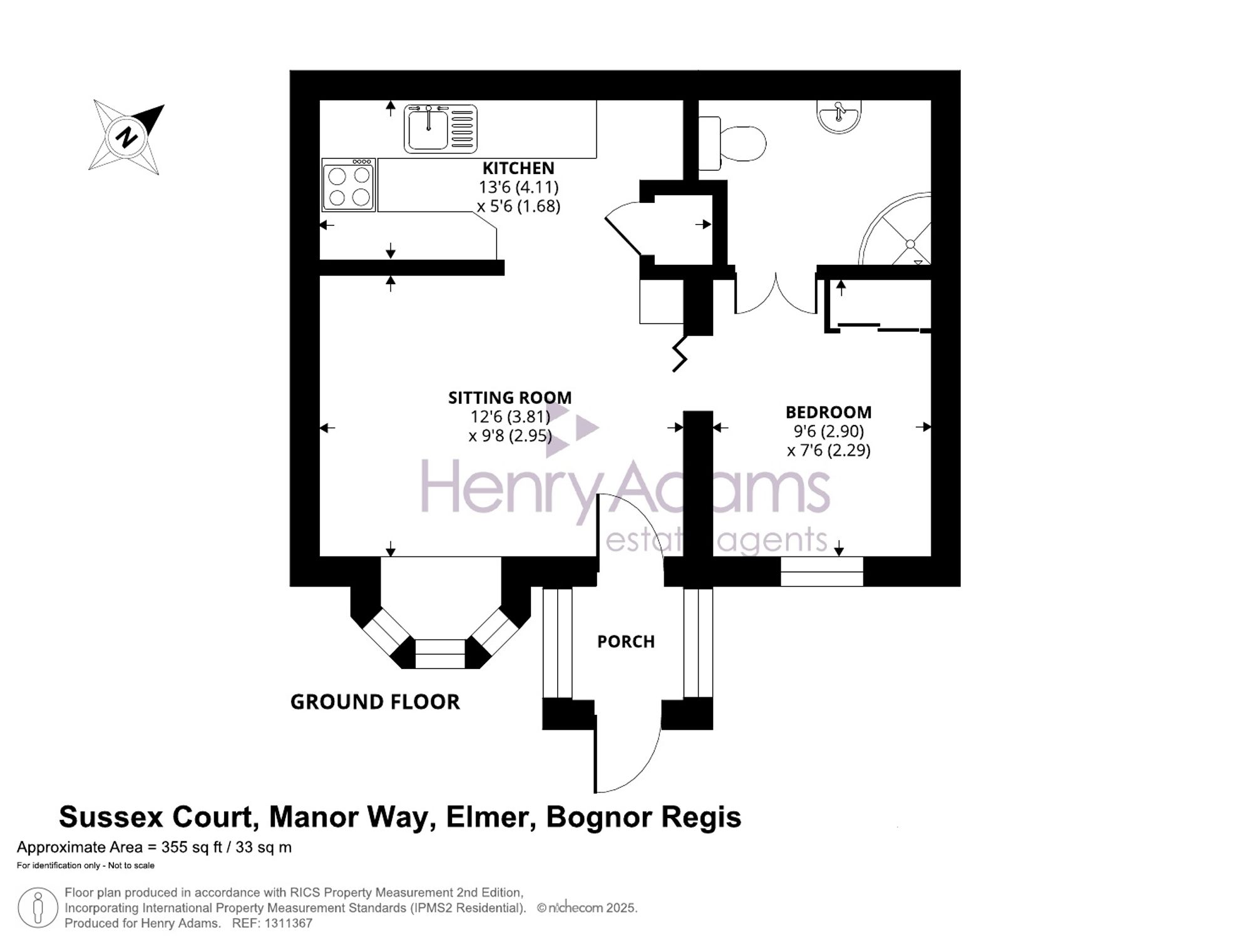 Manor Way, Elmer, PO22 floorplan