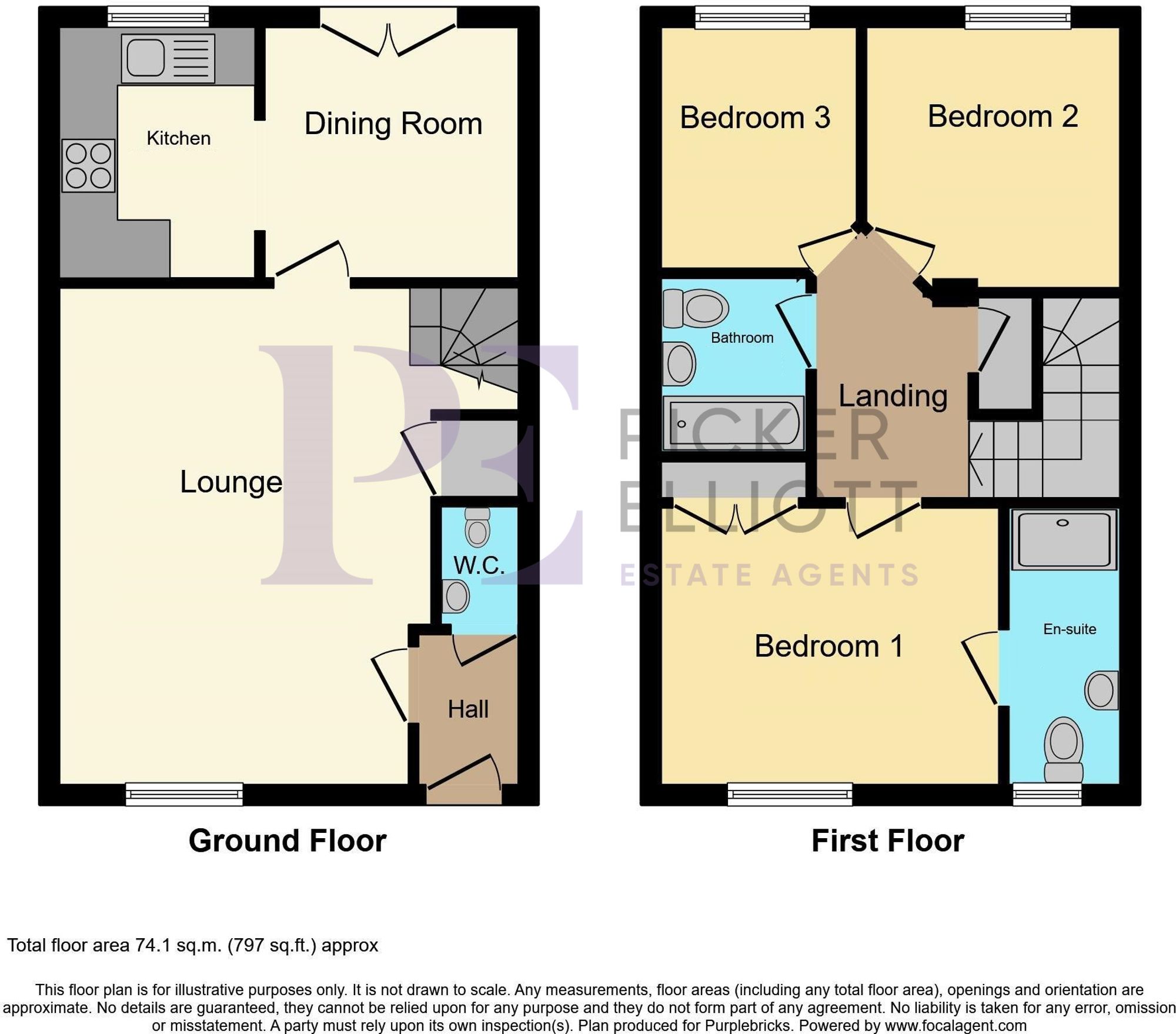 Paddock Way, Hinckley, LE10 Floorplan