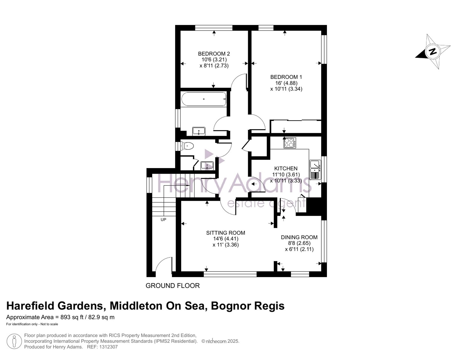Harefield Gardens, Middleton-On-Sea, PO22 floorplan