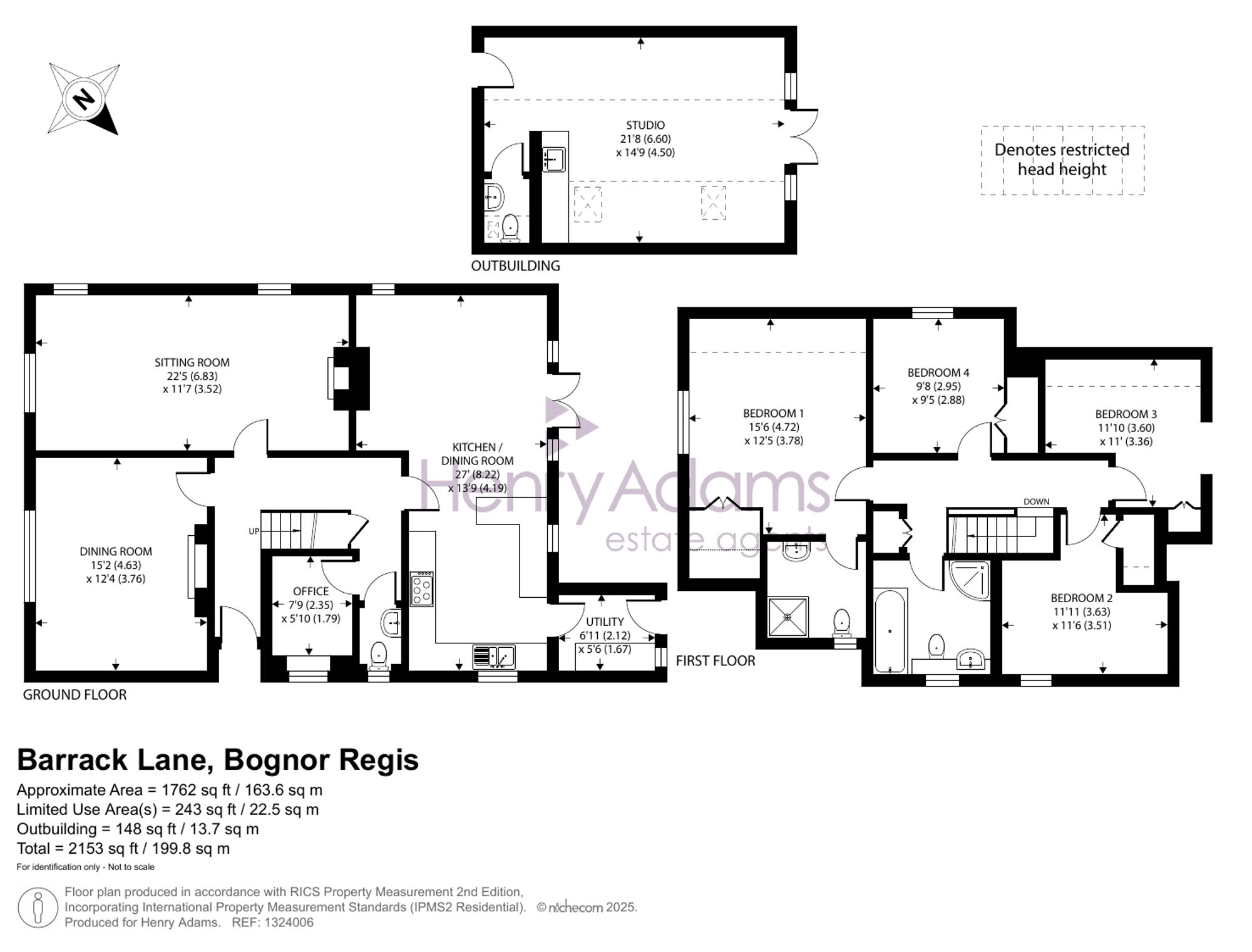 66 Barrack Lane, Aldwick, PO21 floorplan