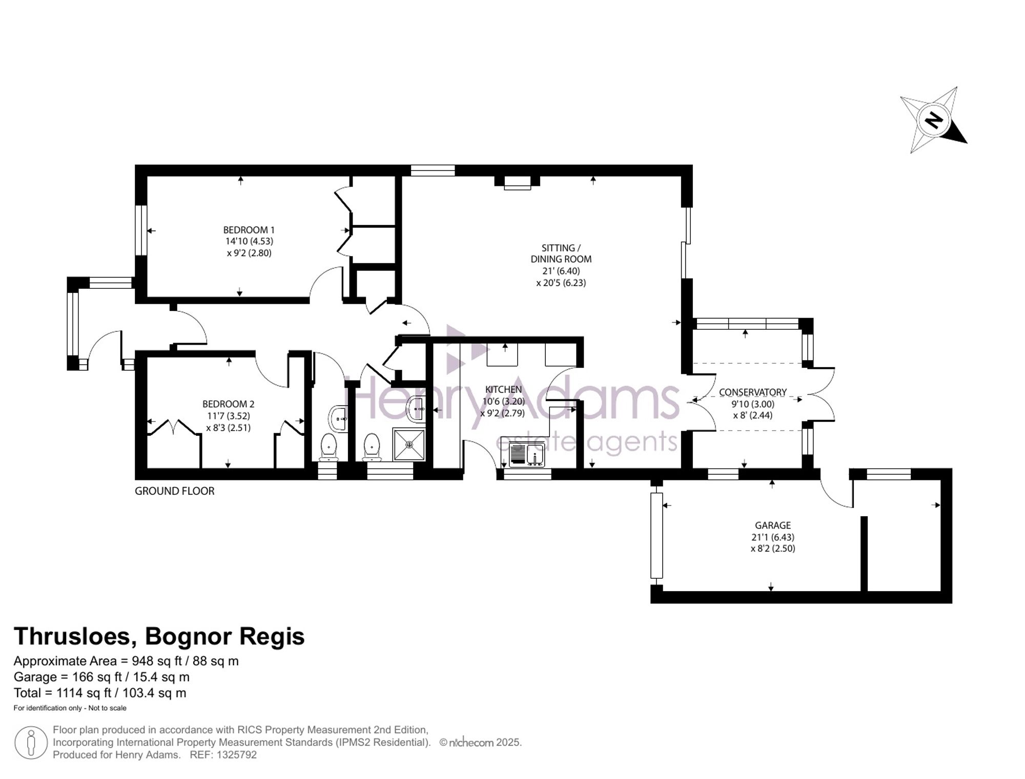Thrusloes, Aldwick Felds, PO21 floorplan