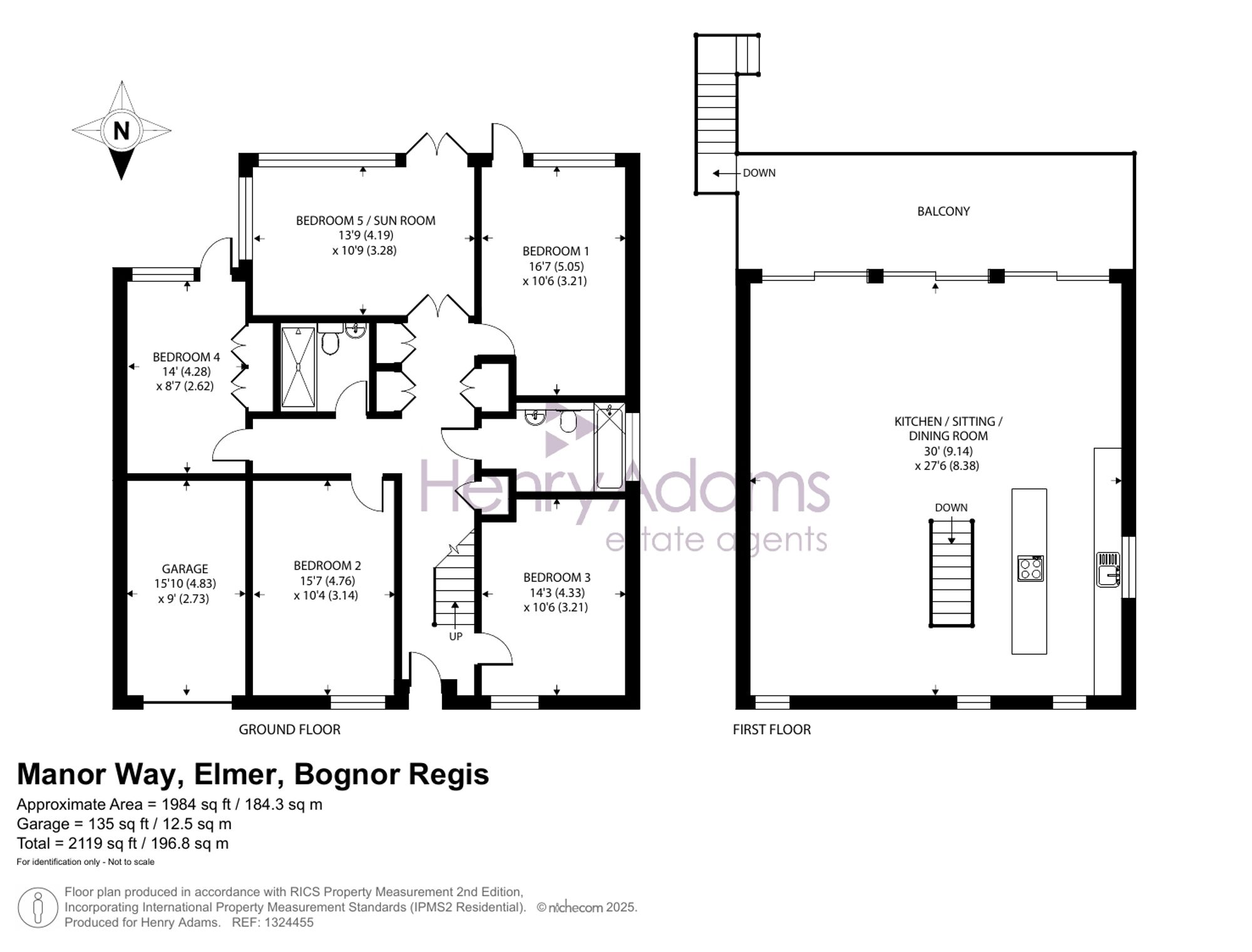 14 Manor Way, Elmer, PO22 floorplan