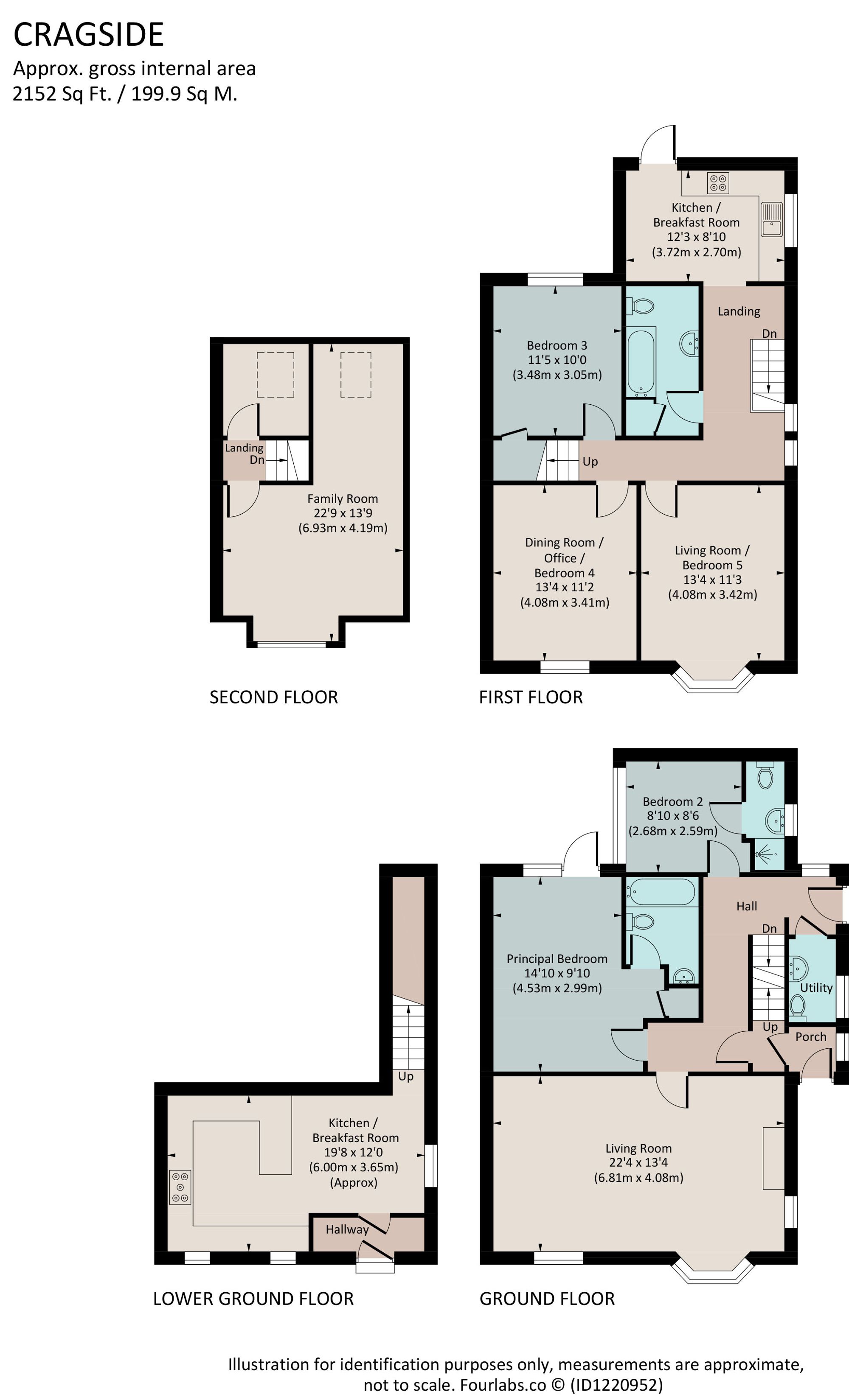 Cragside, Kingswear, Devon floorplan