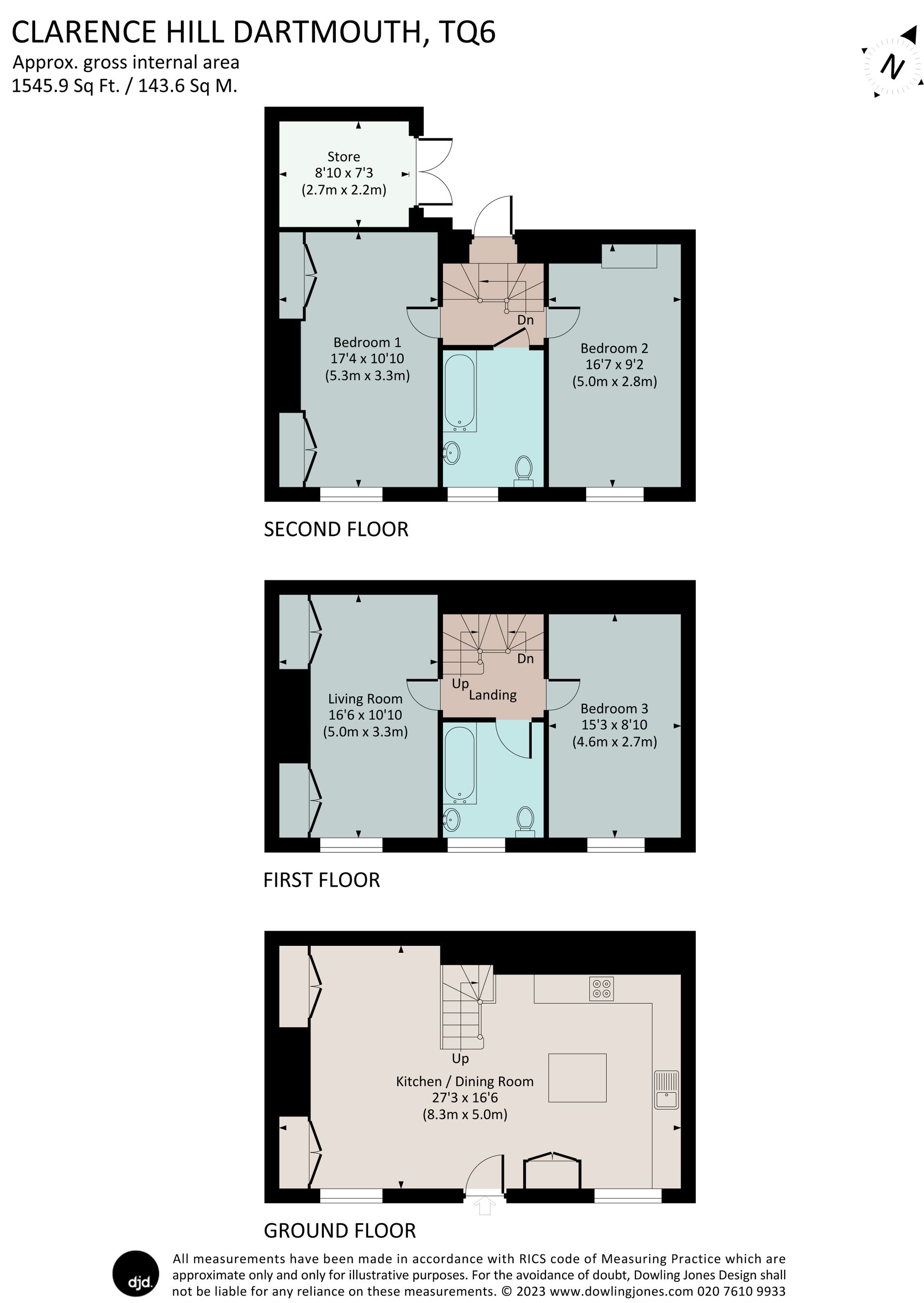 34 Clarence Hill, Dartmouth floorplan