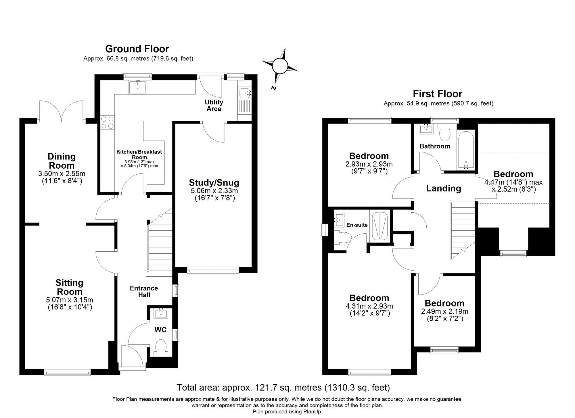 4 Bedroom House For Sale - Station Close, Henlow, SG16 Floor Plan
