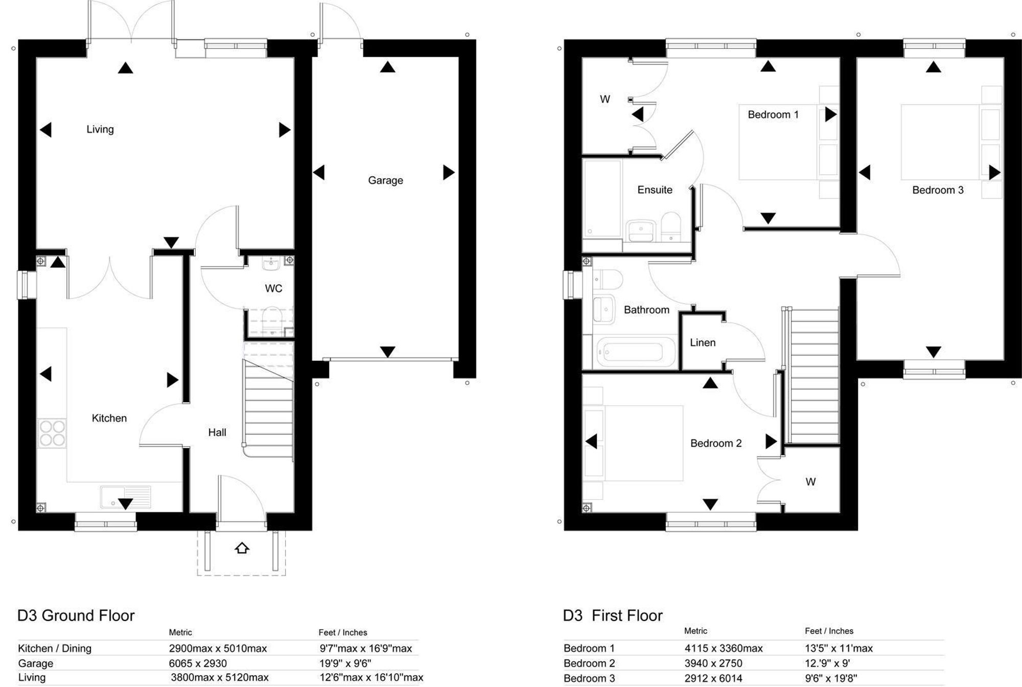 Priors Orchard, Southbourne, PO10 floorplans