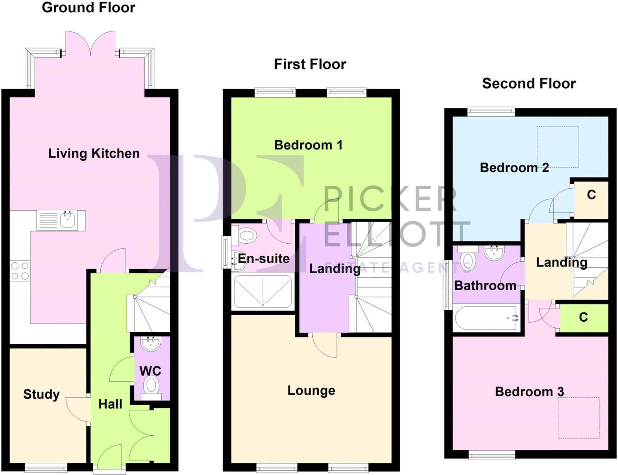Birch Lane, Glenfield, LE3 Floorplan