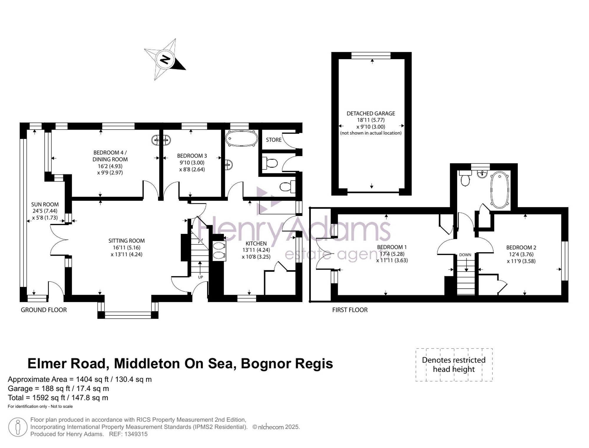 Elmer Road, Elmer, PO22 floorplan
