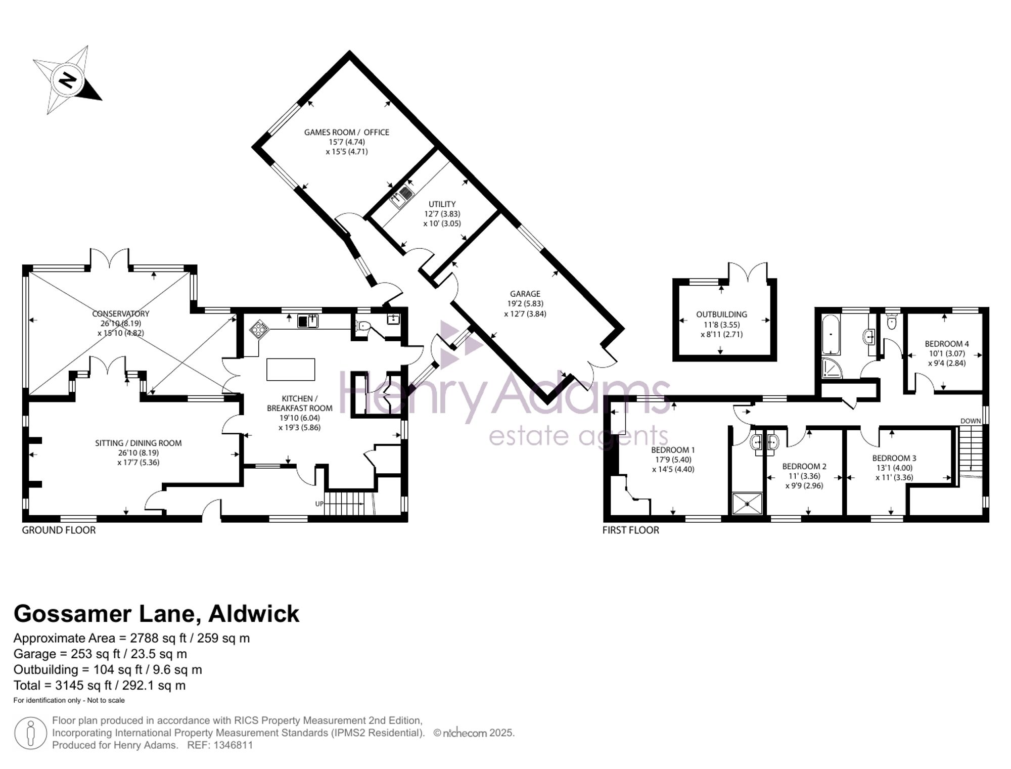Gossamer Lane, Aldwick, PO21 floorplan