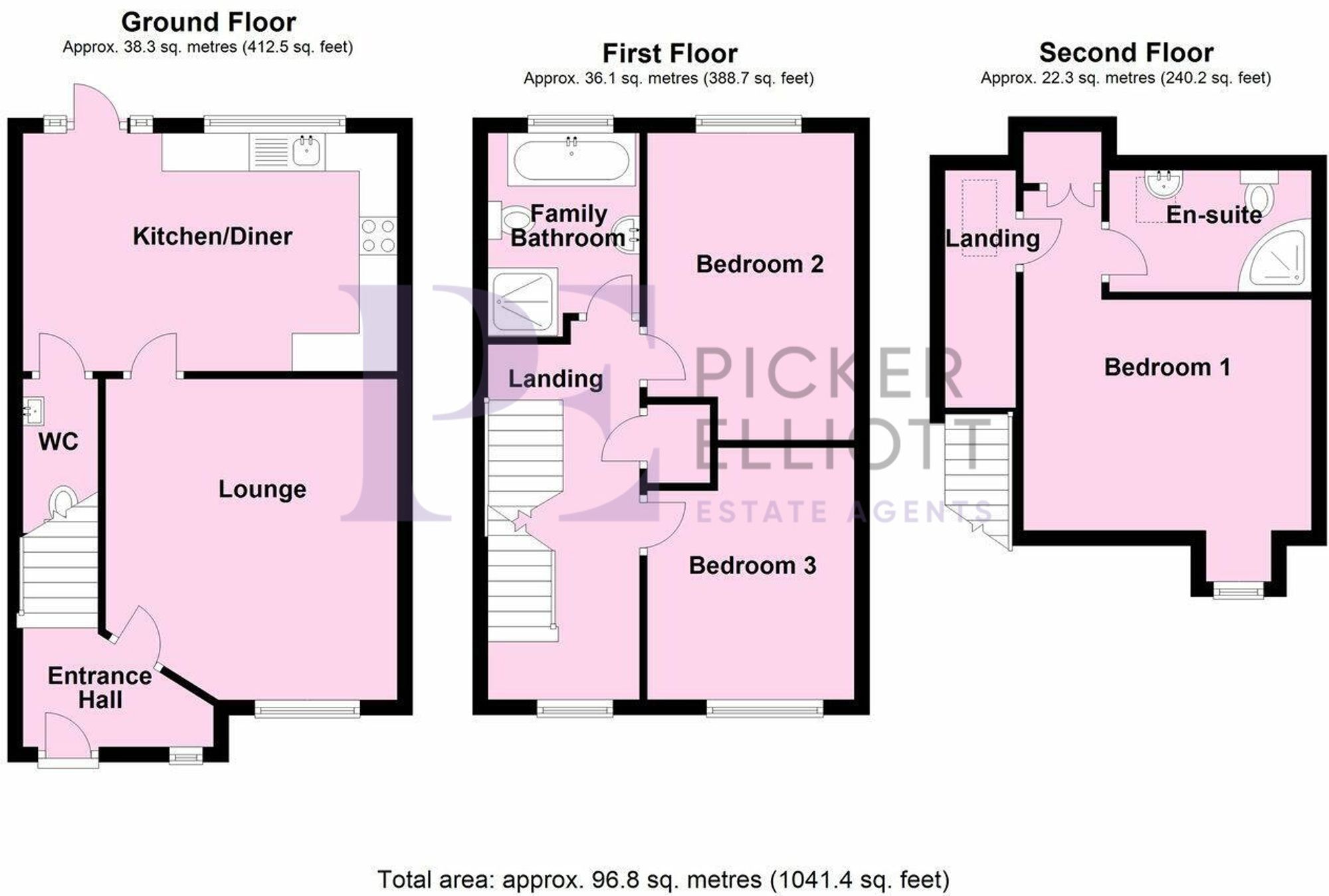 Lockley Gardens, Sapcote, LE9 Floorplan