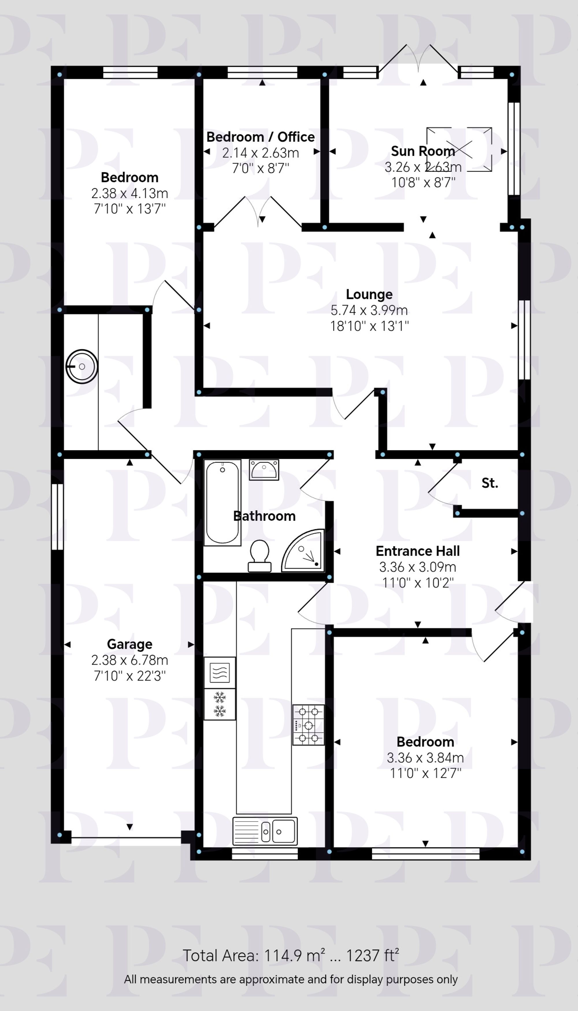Laneside Drive, Hinckley, LE10 Floorplan