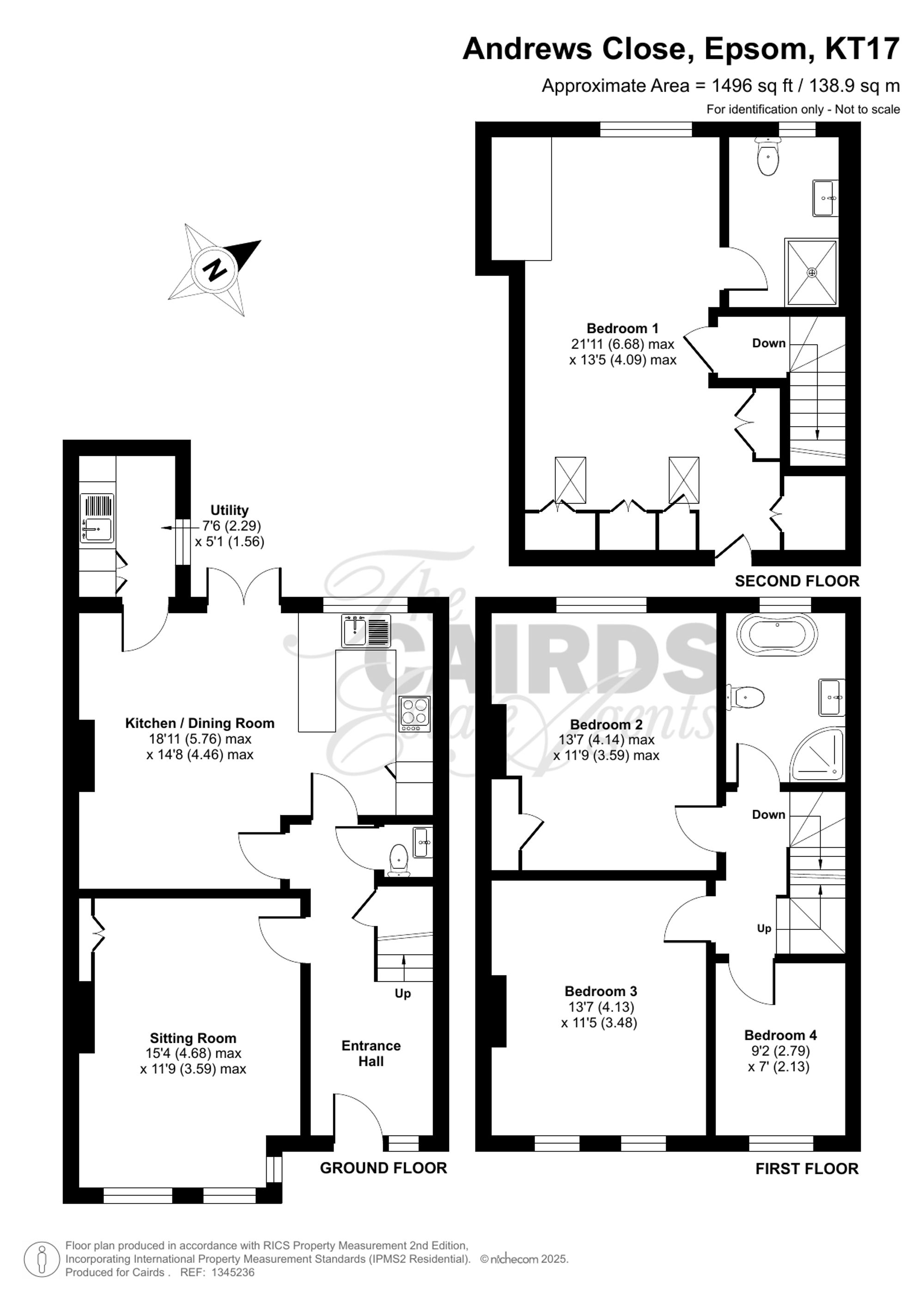 Andrews Close, Epsom, KT17