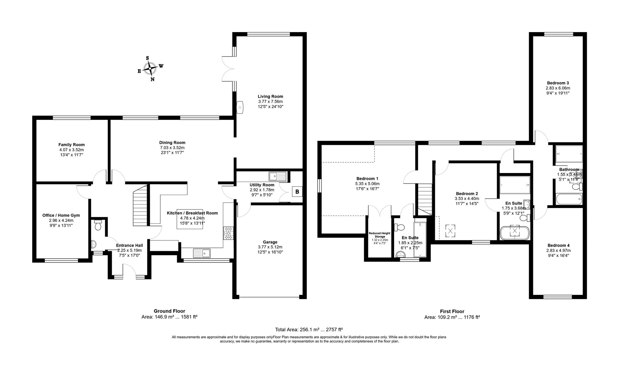 4 Bedroom House For Sale - Pegsdon, Hitchin, SG5 Floor Plan