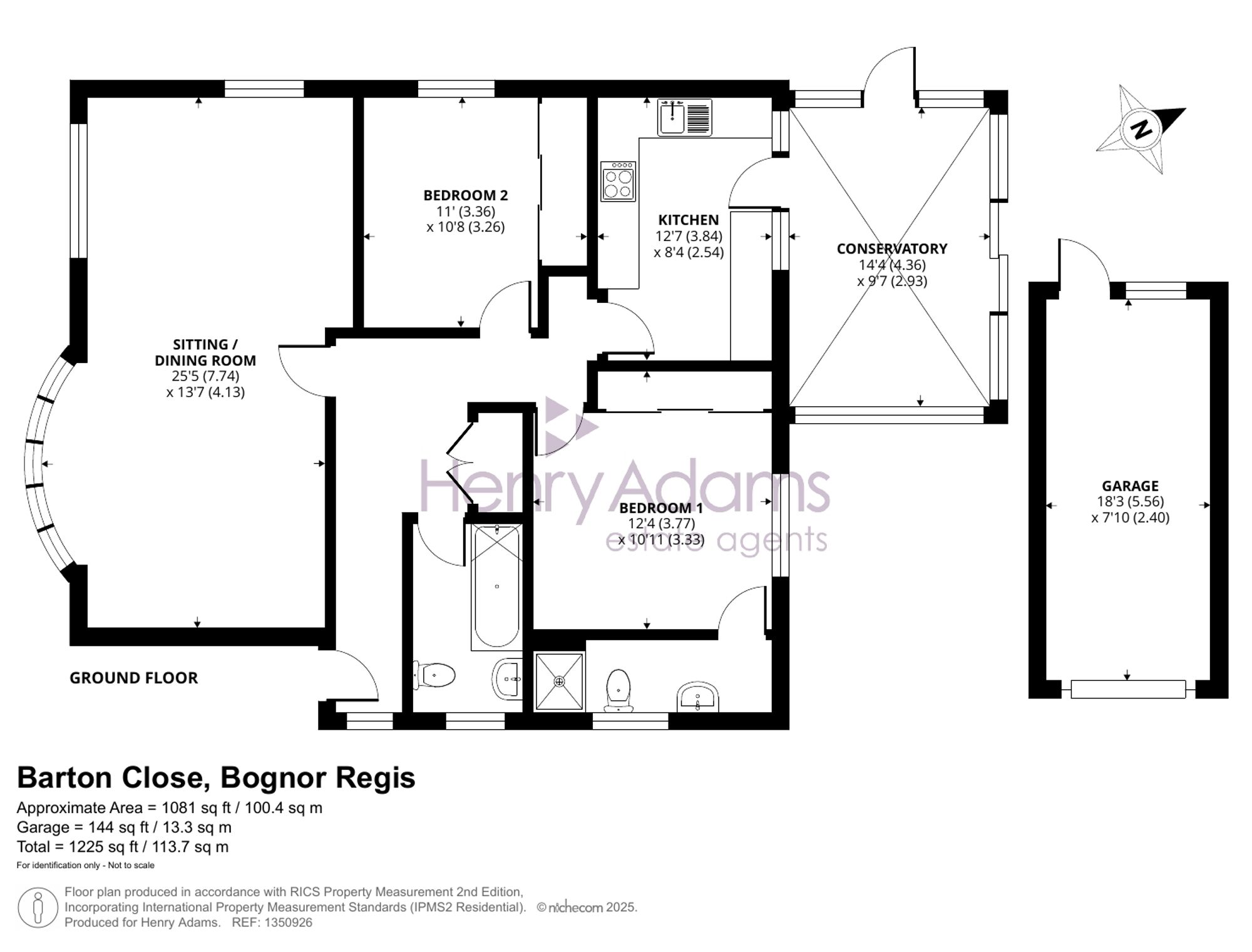 Barton Close, Nyetimber, PO21 floorplan