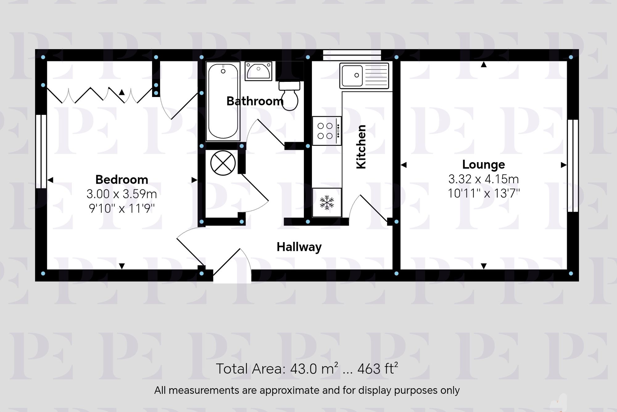 Willow Close, Burbage, LE10 Floorplan