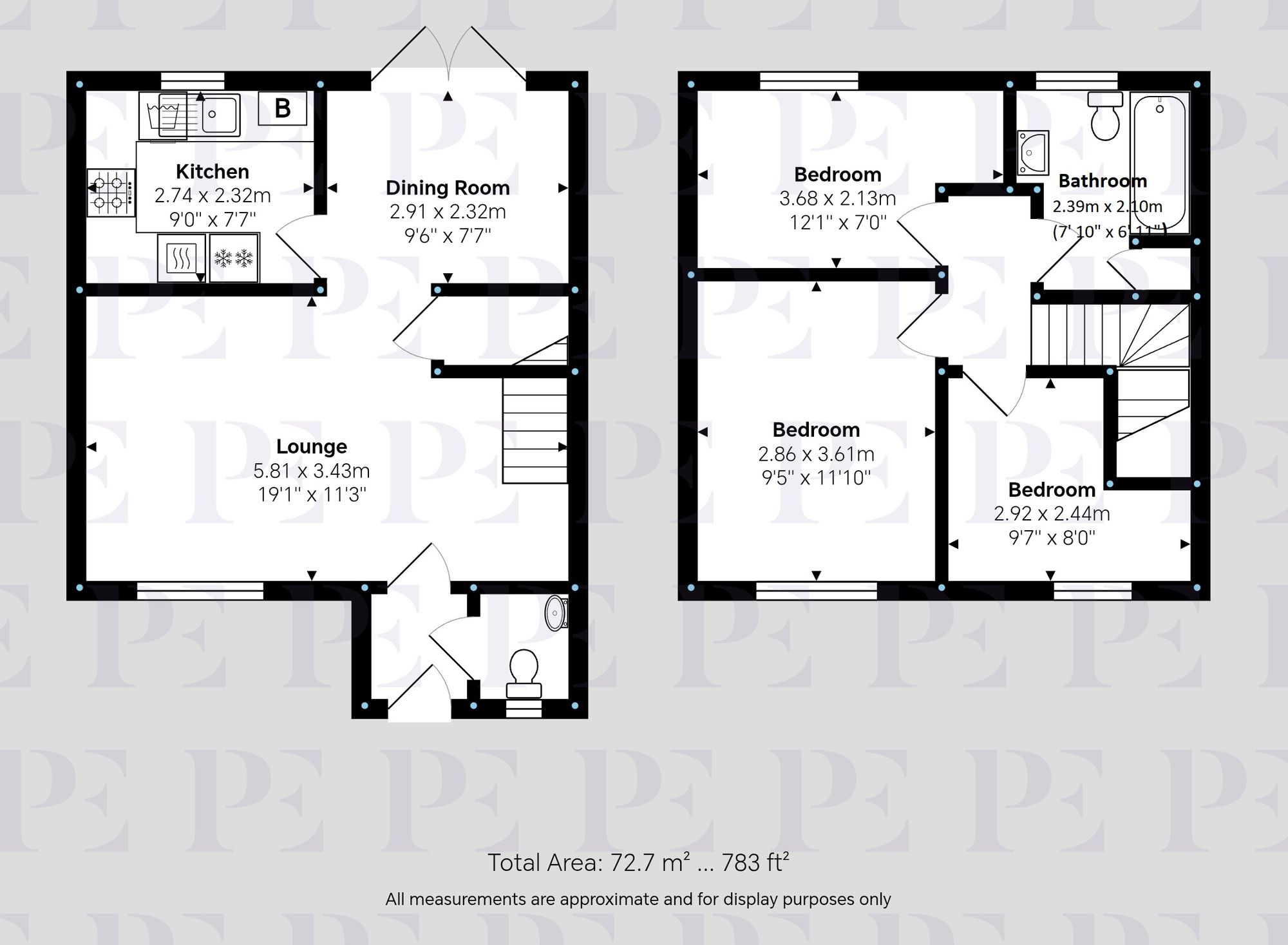 St. Francis Close, Hinckley, LE10 Floorplan