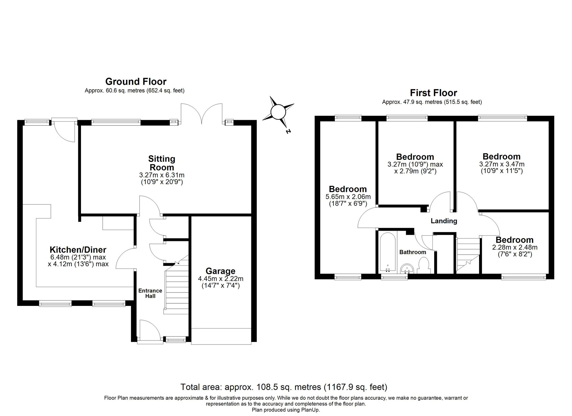 4 Bedroom House For Sale - Stotfold, Hitchin, SG5 Floor Plan