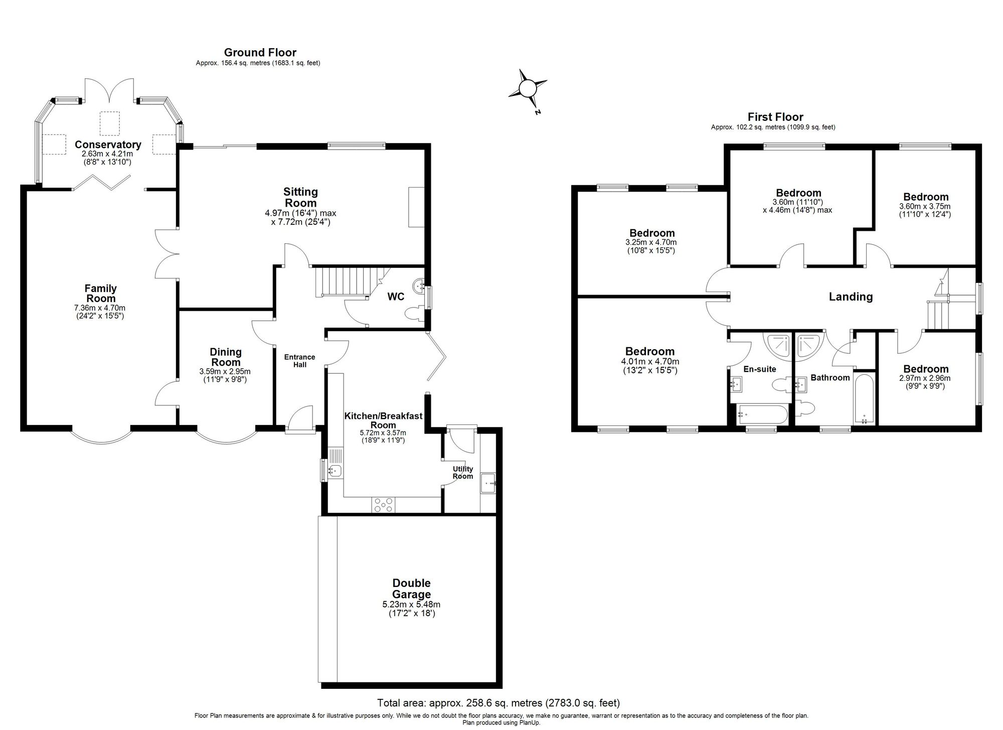 5 Bedroom House For Sale - Lower Road, Breachwood Green, SG4 Floor Plan
