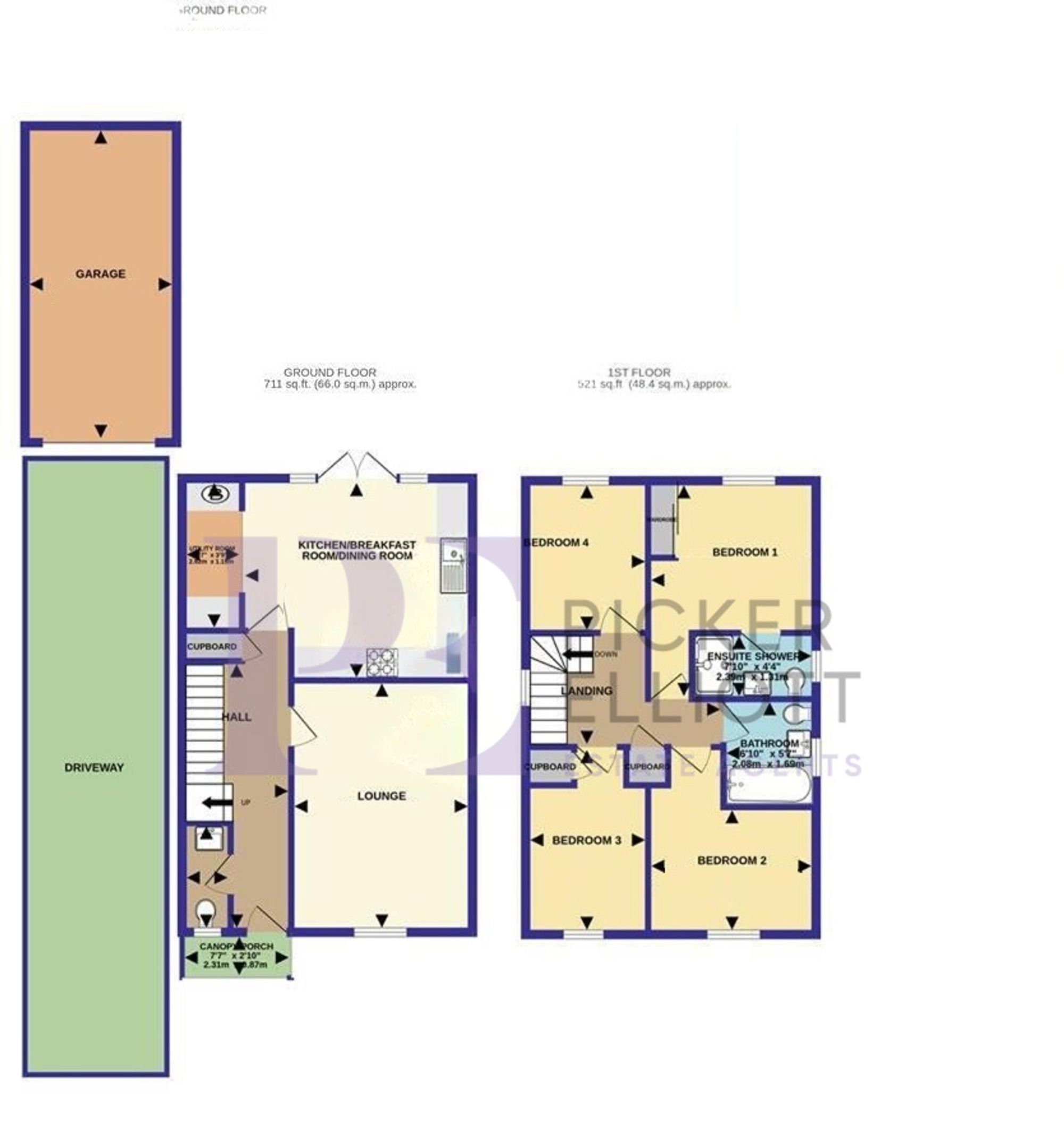 Fieldfare Road, Hinckley, LE10 Floorplan