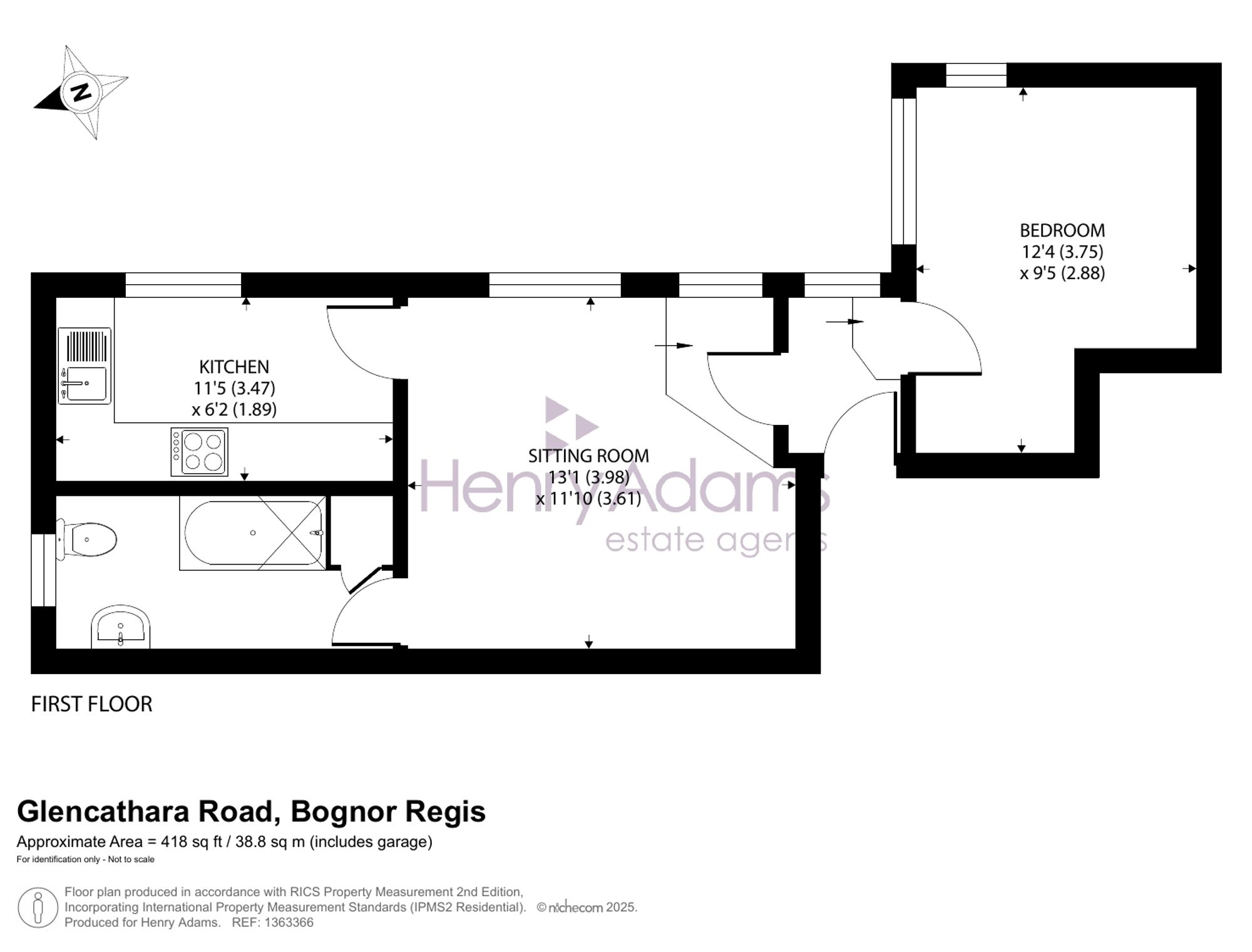 Glencathara Road, Bognor Regis, PO21 floorplan
