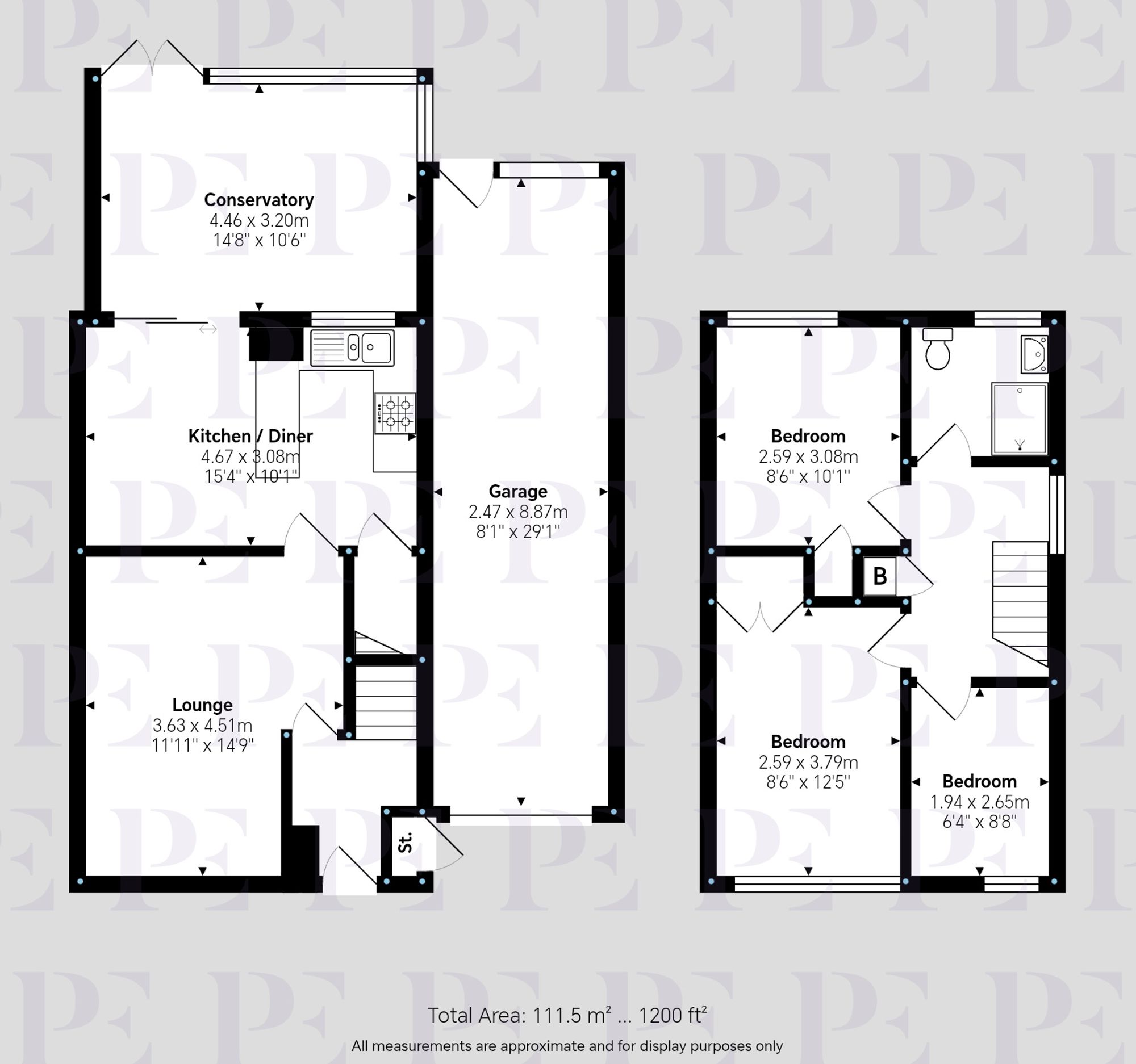 Tweedside Close, Hinckley, LE10 Floorplan