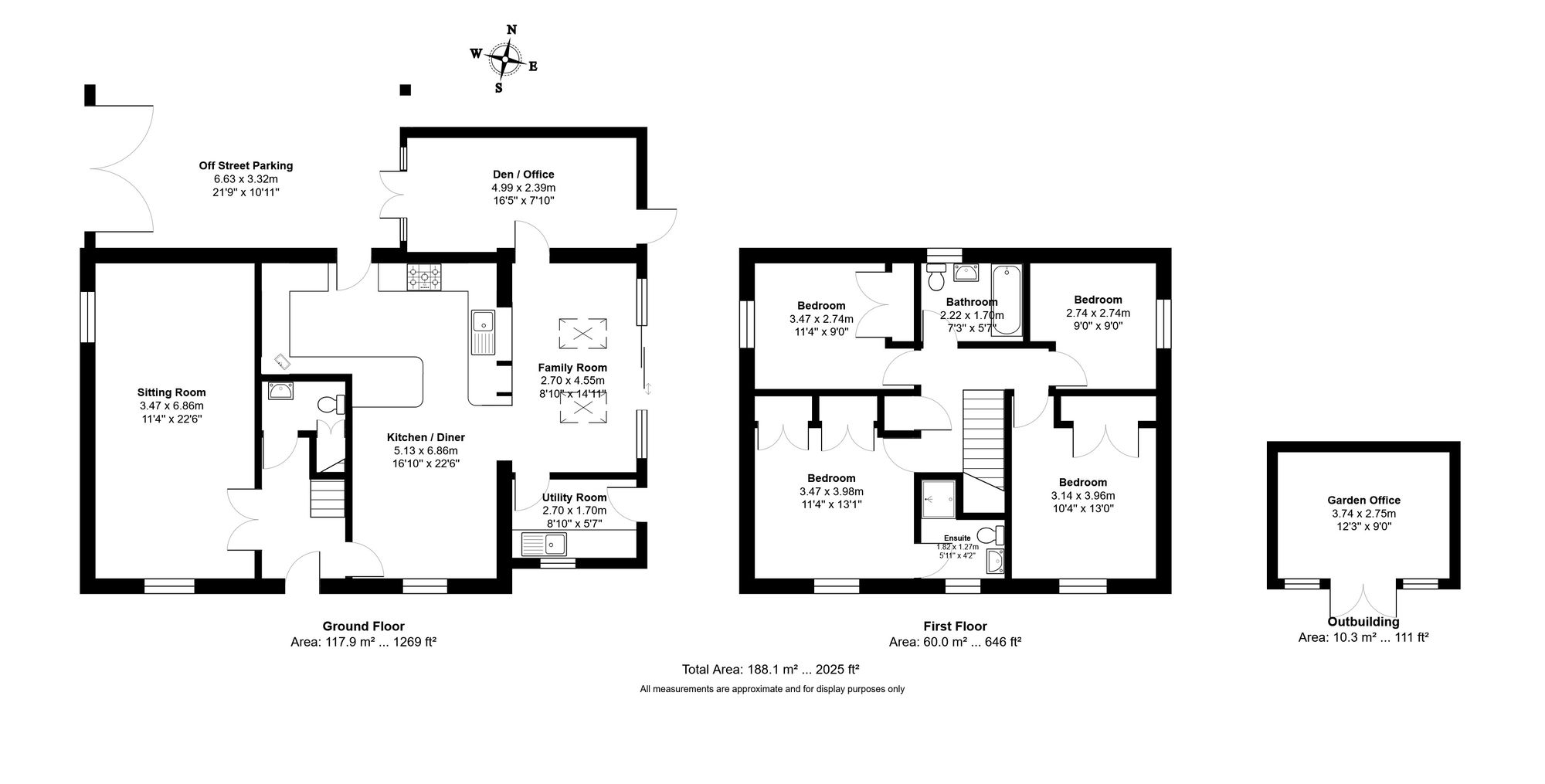 4 Bedroom House For Sale - Pollards Way, Lower Stondon, SG16 Floor Plan