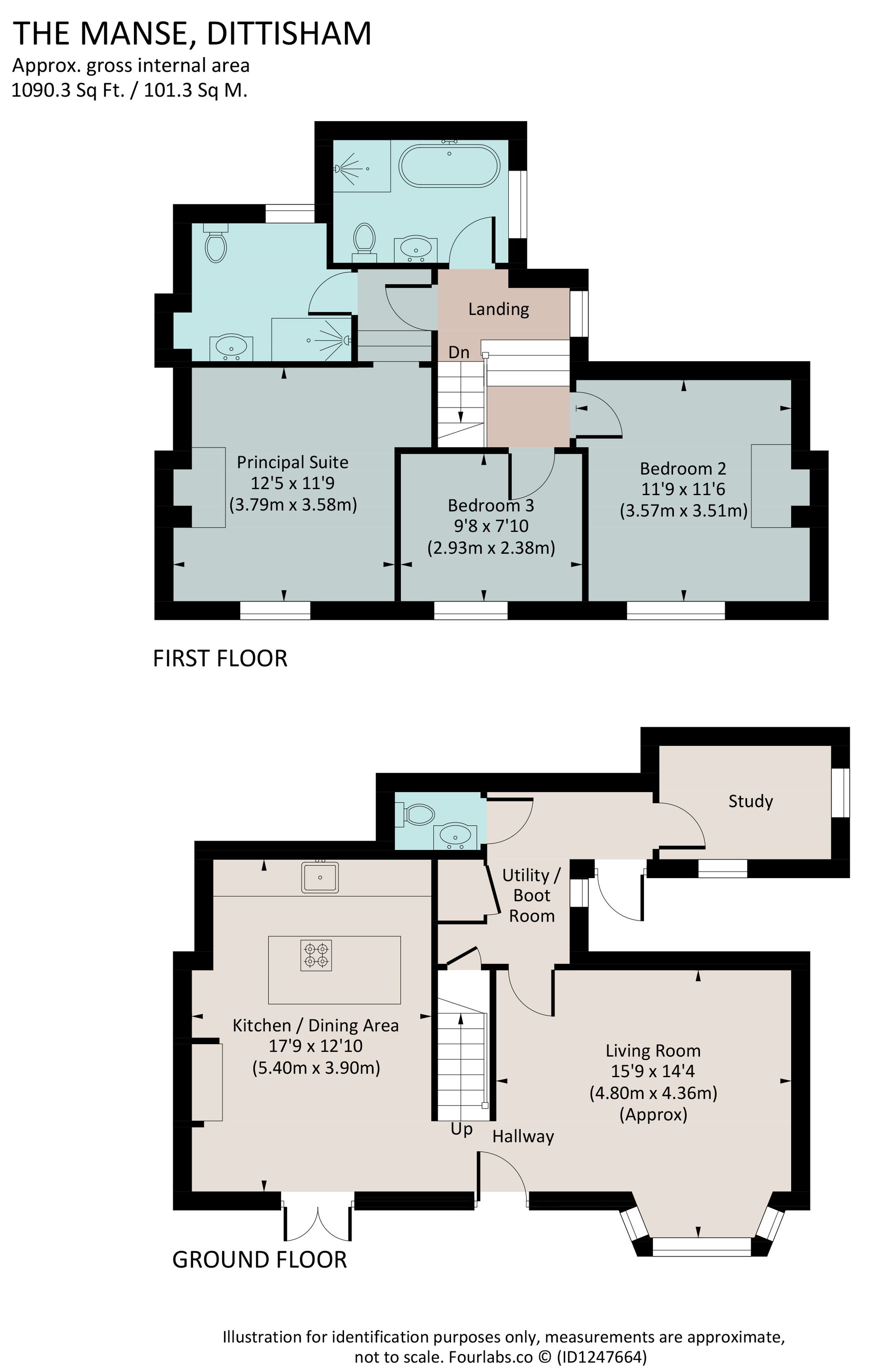 The Manse, Dittisham, Devon floorplan