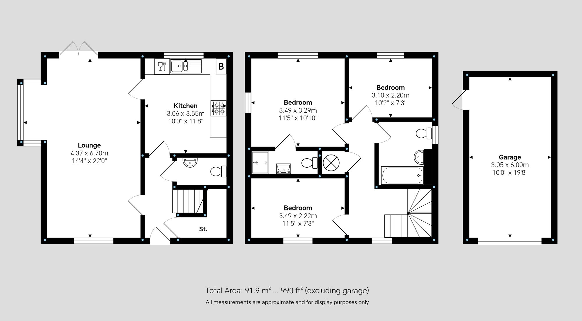 Jovian Drive, Hinckley, LE10 Floorplan