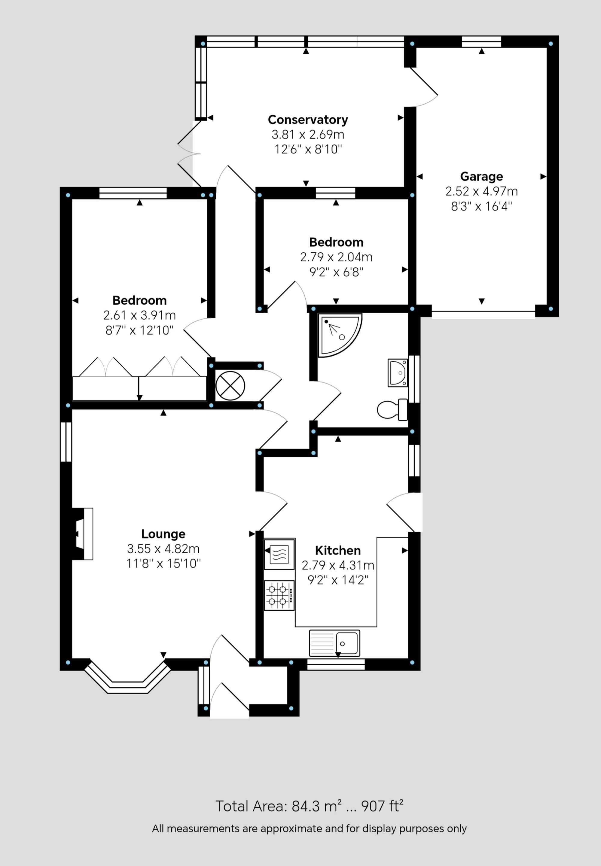 Lovetts Close, Hinckley, LE10 Floorplan