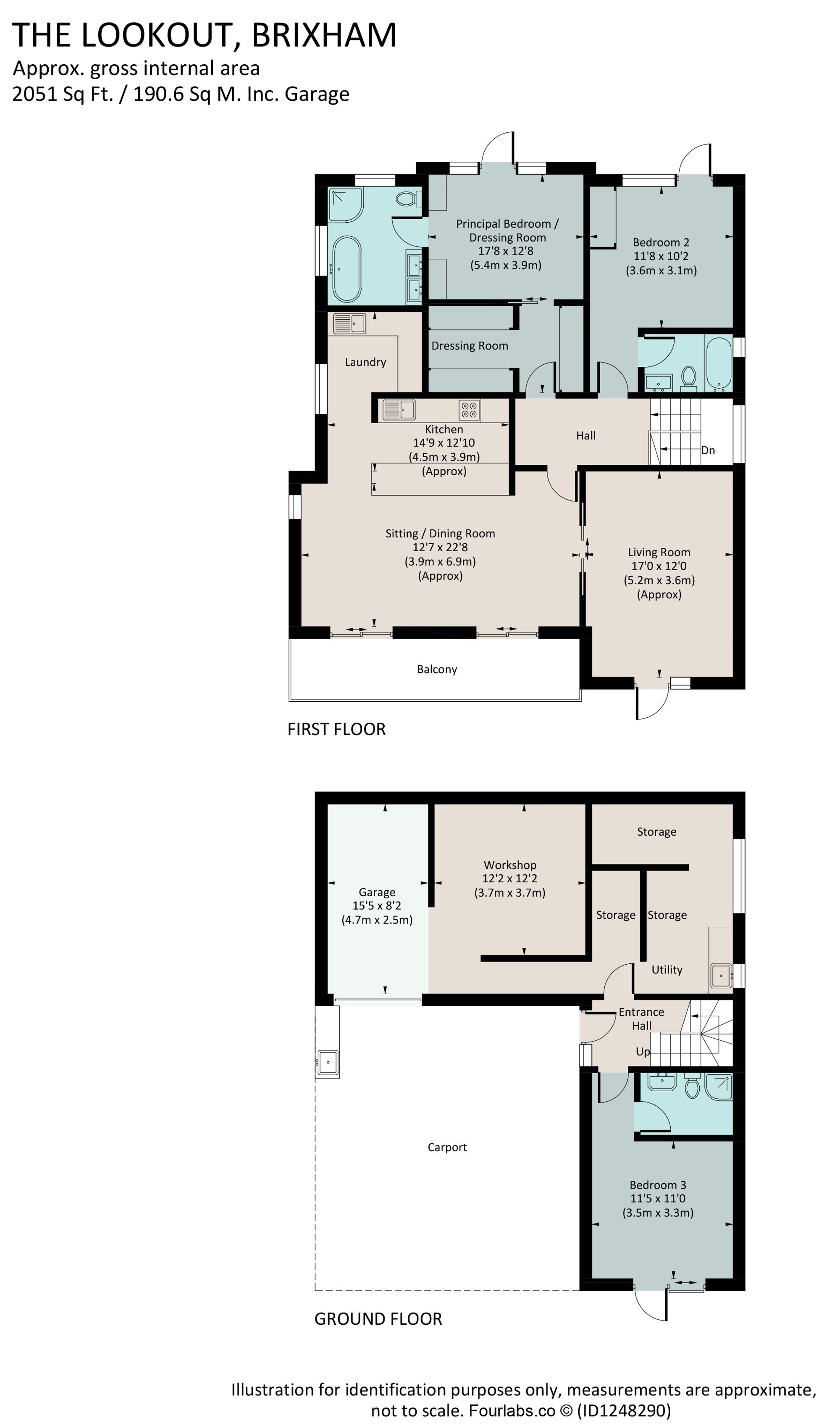 Parkham Lane, Brixham, TQ5 floorplan