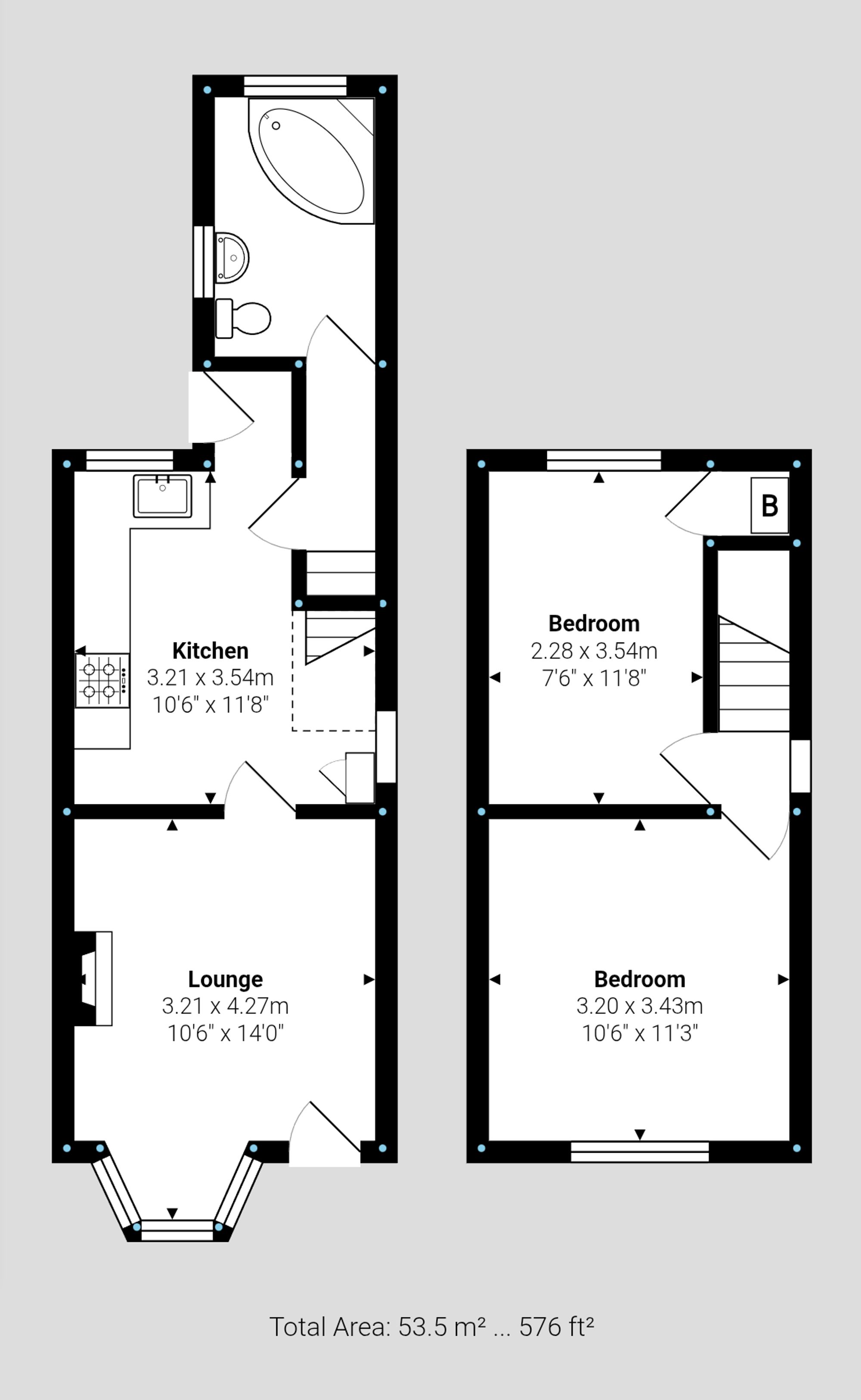 Stanton Road, Sapcote, LE9 Floorplan