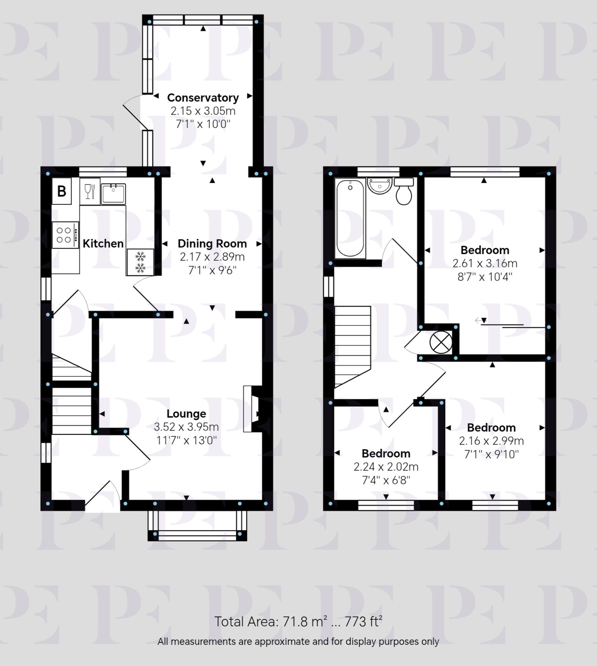 Rydal Close, Hinckley, LE10 Floorplan