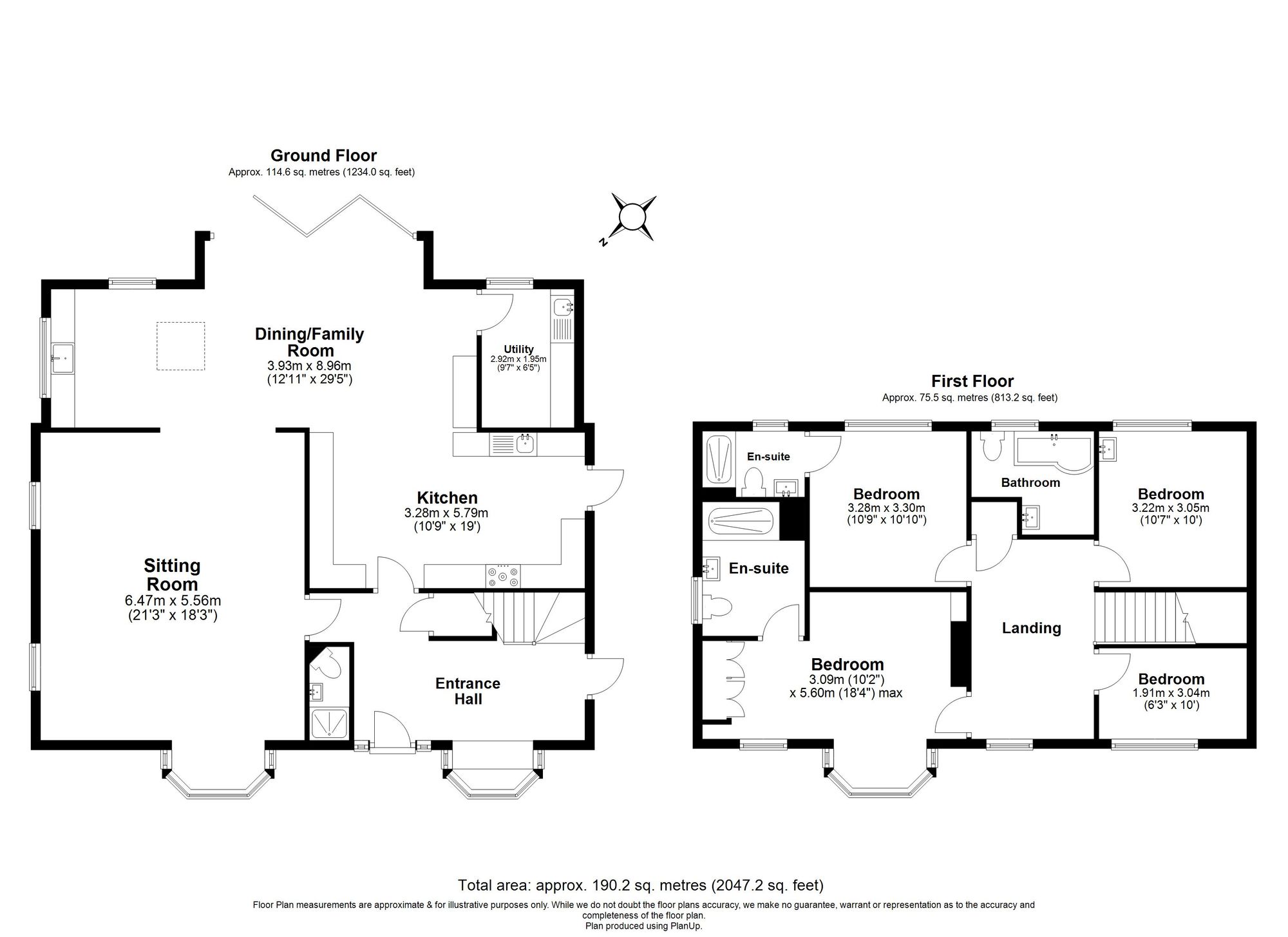 4 Bedroom House For Sale - New Road, Clifton, SG17 Floor Plan